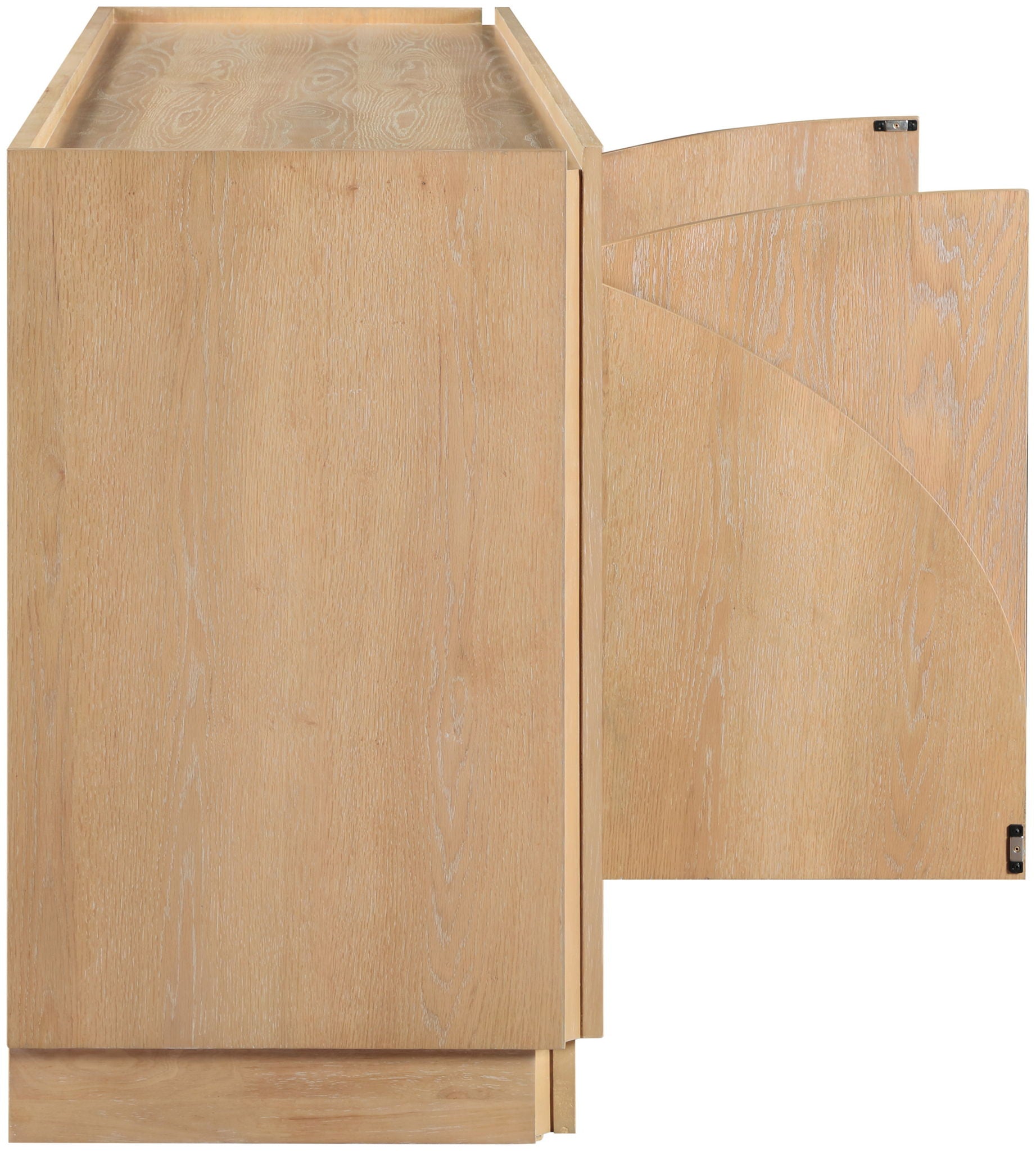 Everson - Oak Veneer And Solid Wood Sideboard/Buffet - Natural