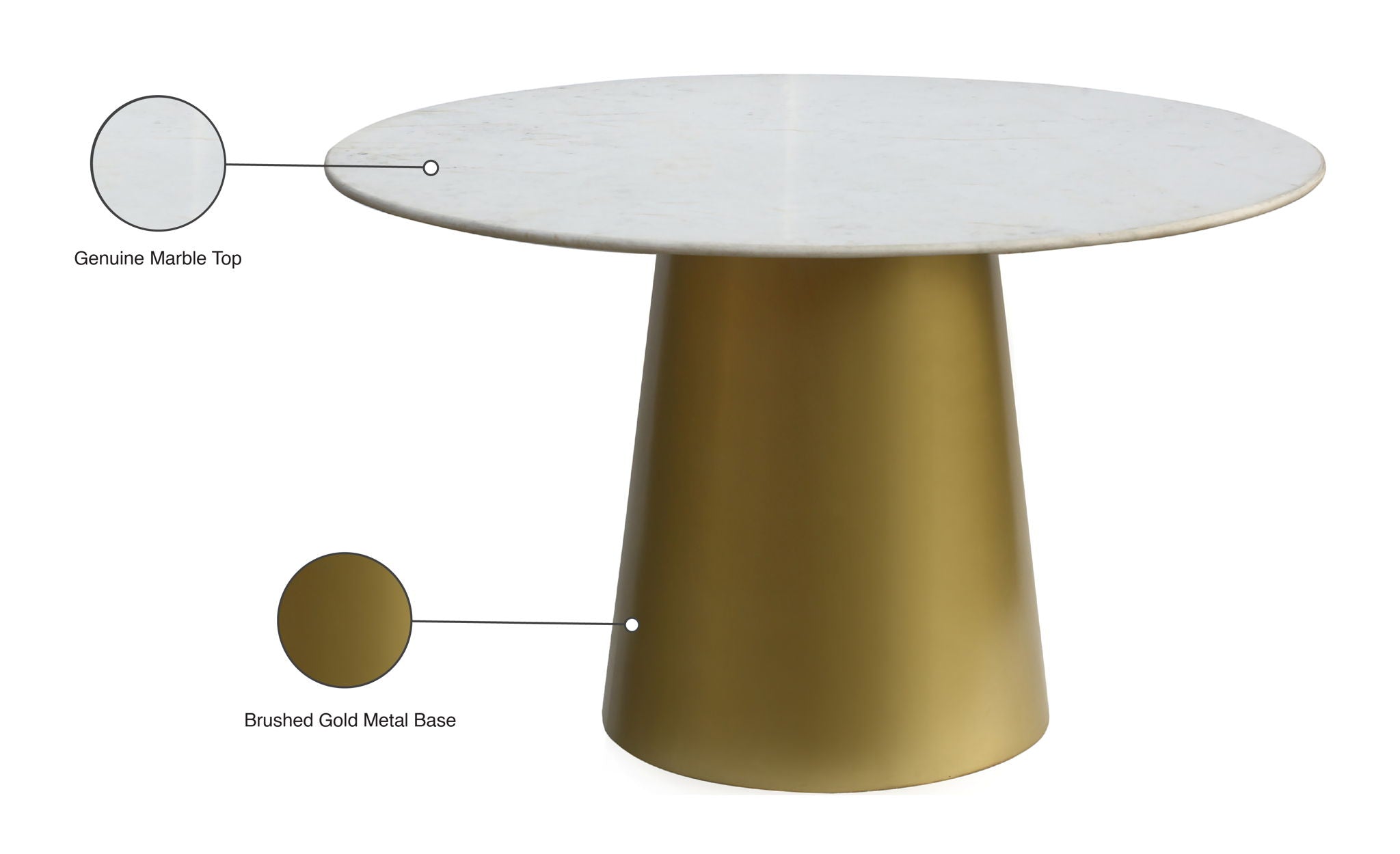 Sorrento - Dining Table - White