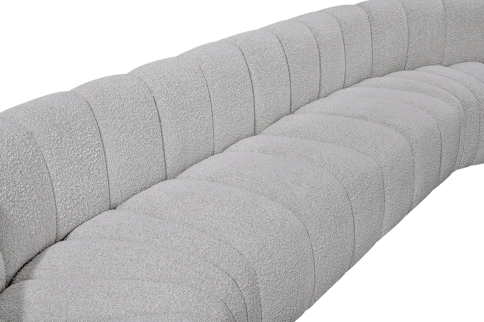 Arc - Boucle Fabric Modular Sectional