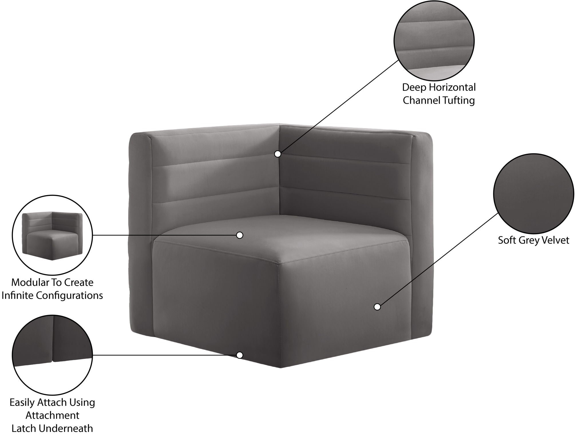 Quincy - Modular Corner Chair