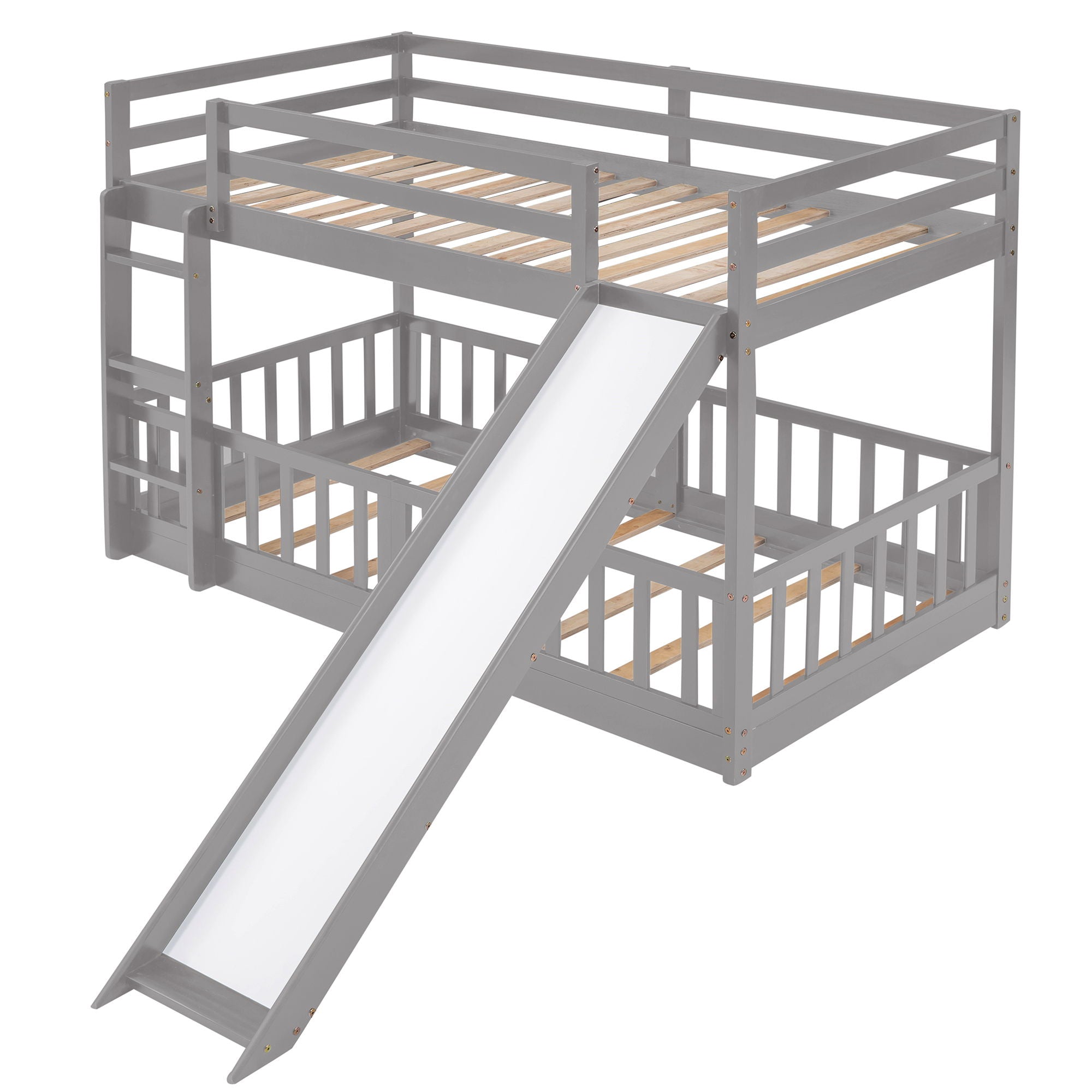 Functional Bunk Bed & Convertible Ladder And Slide