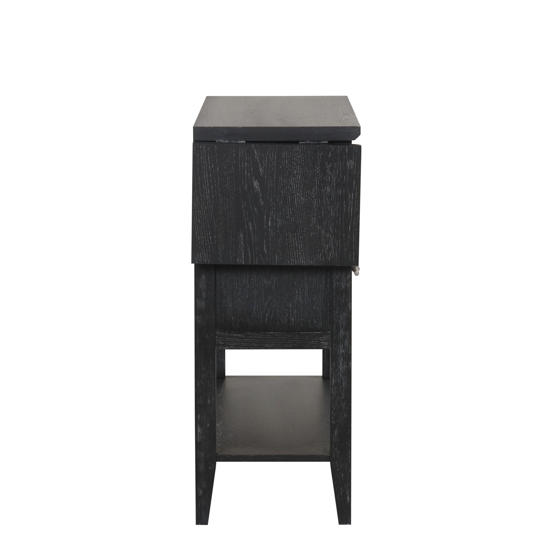 Sable Crest - Drop Leaf Server - Black