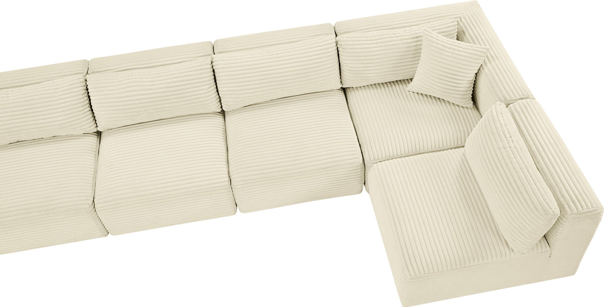 Shaggy - 8 Piece Modular Sectional