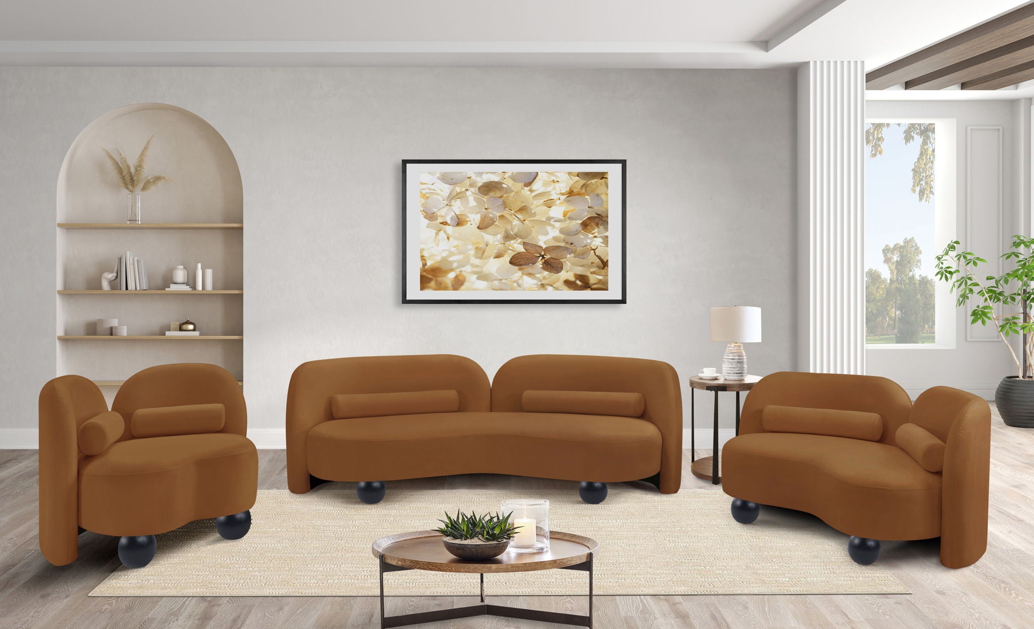Daphne - Velvet Sofa