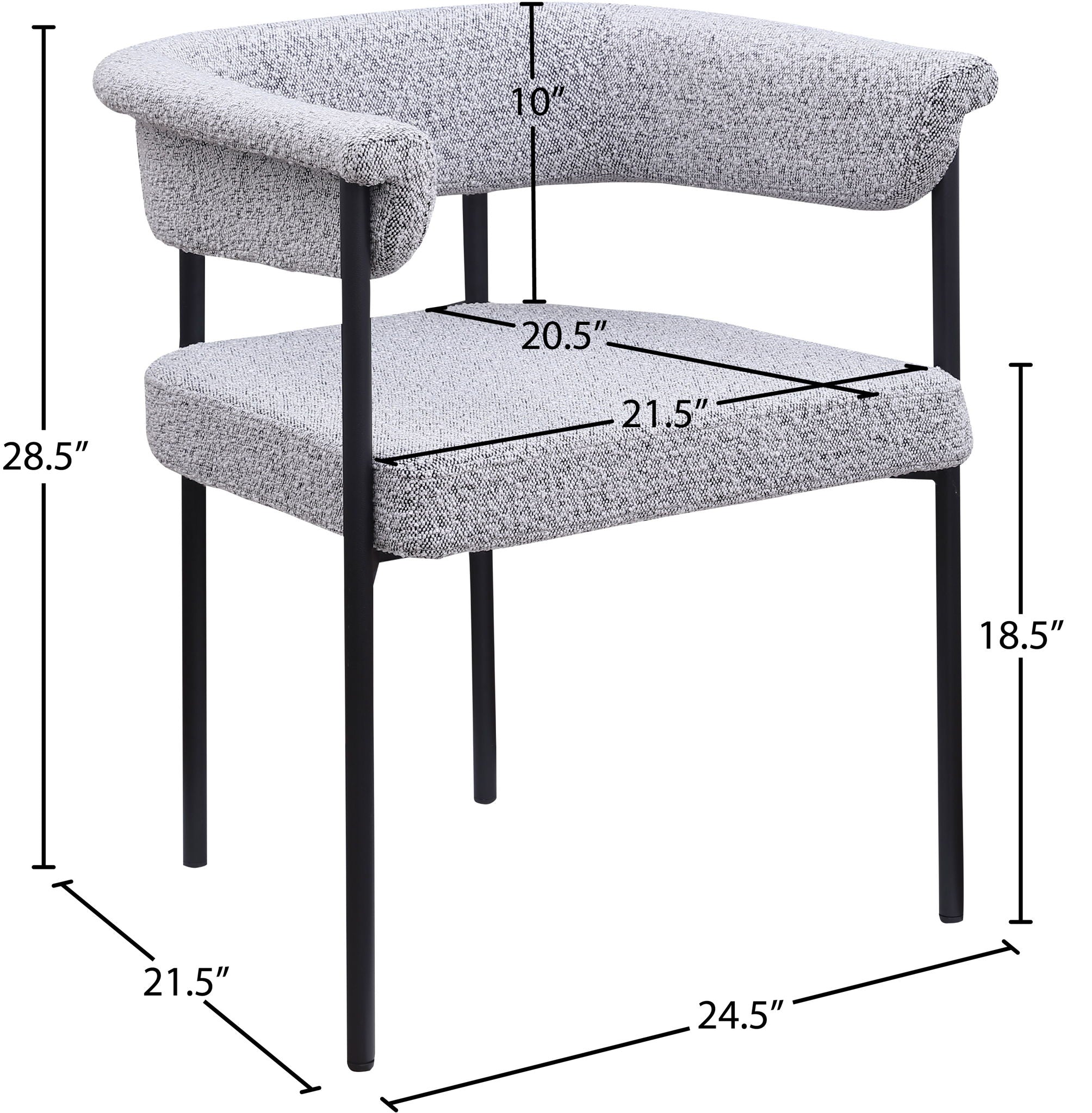 Malin - Boucle Dining Chair (Set of 2)