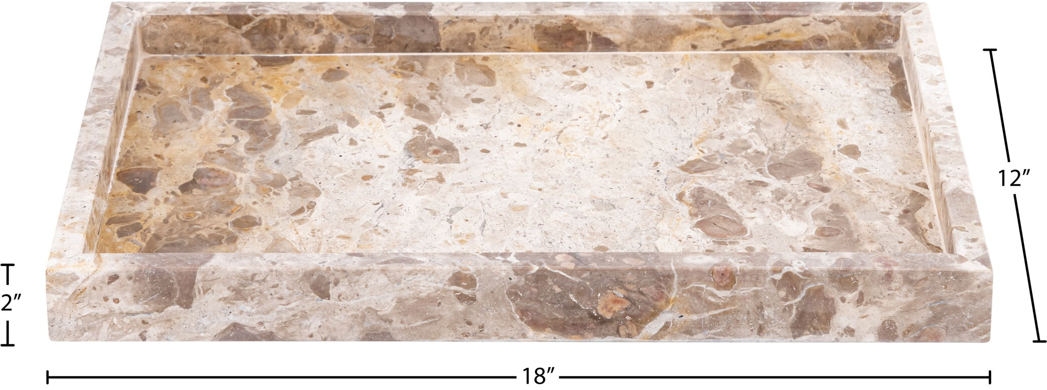 Barletta - Marble Rectangular Tray