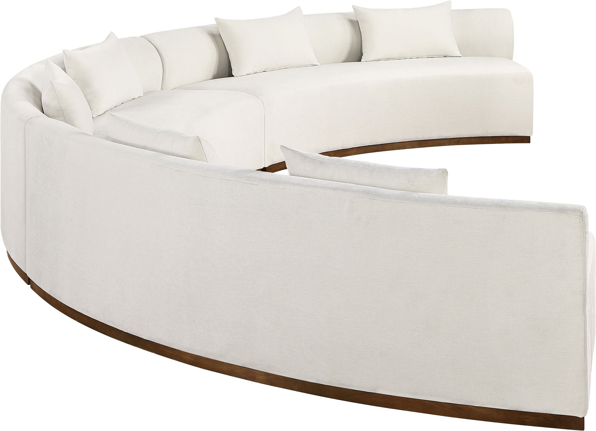 Avanti - Chenille Fabric Upholstered 3 Piece Modular Sectional
