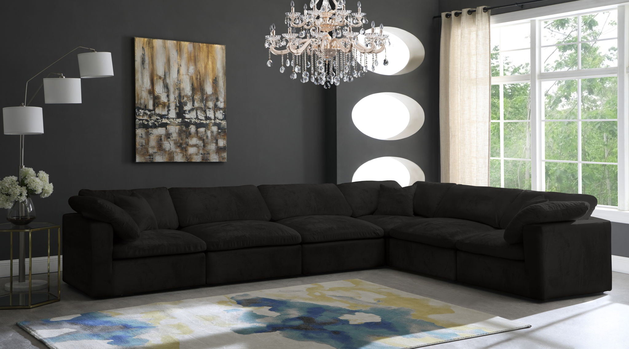 Cozy - 6 Piece Modular Corner Sectional