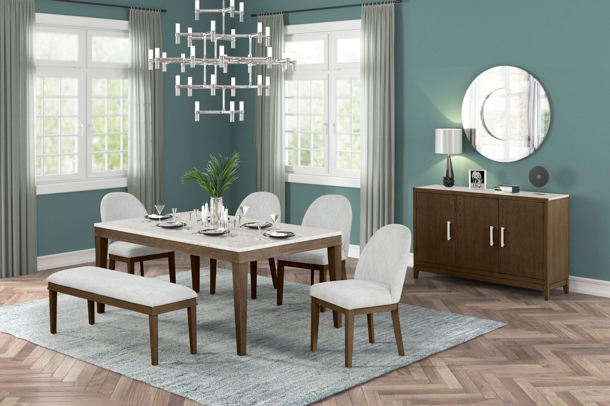 Essence - Dining Bench With Natural Cushion