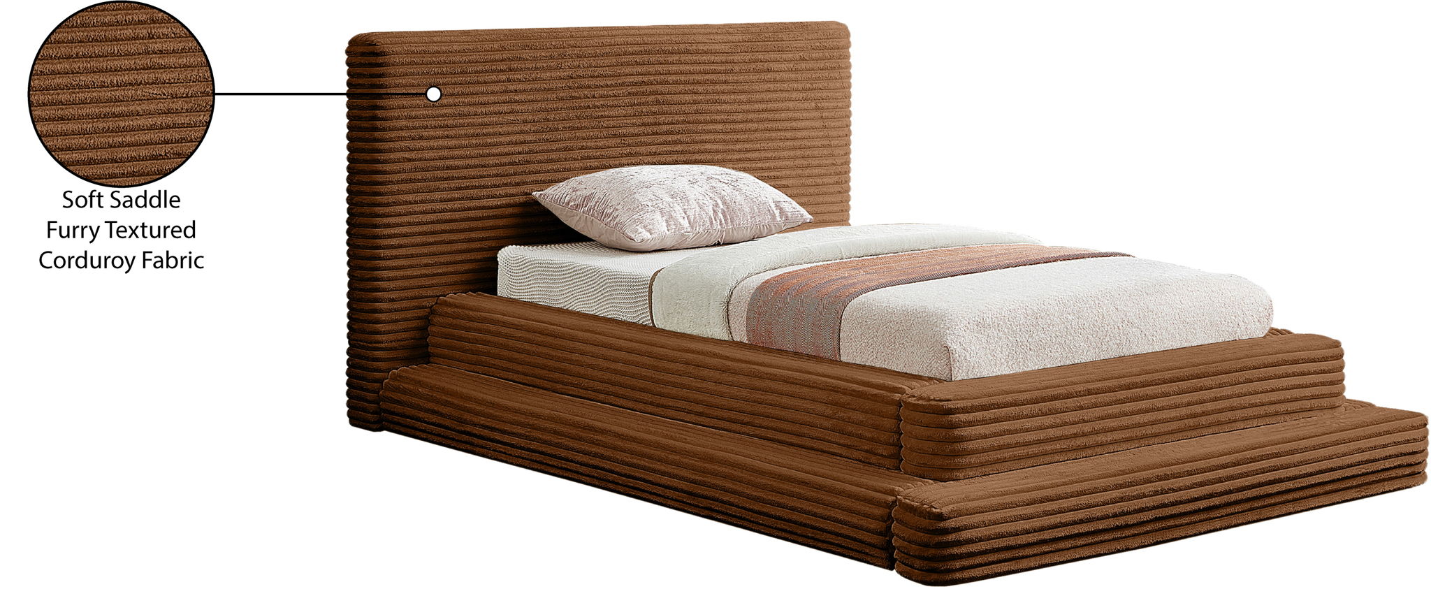 Drew - Fabric Upholstered Bed