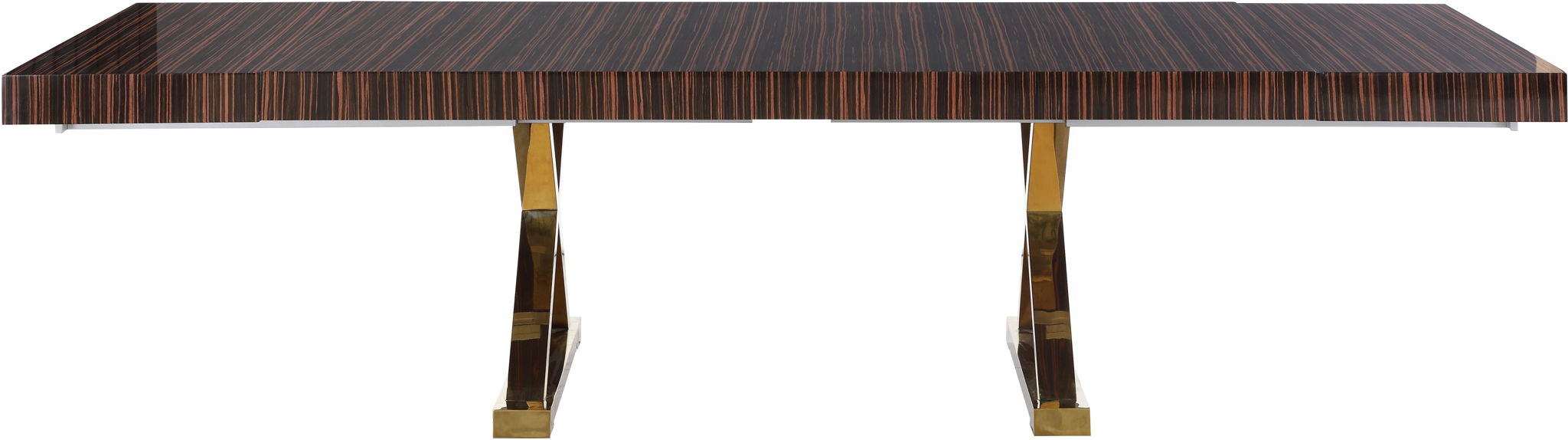 Excel - Extendable Dining Table with Gold Base