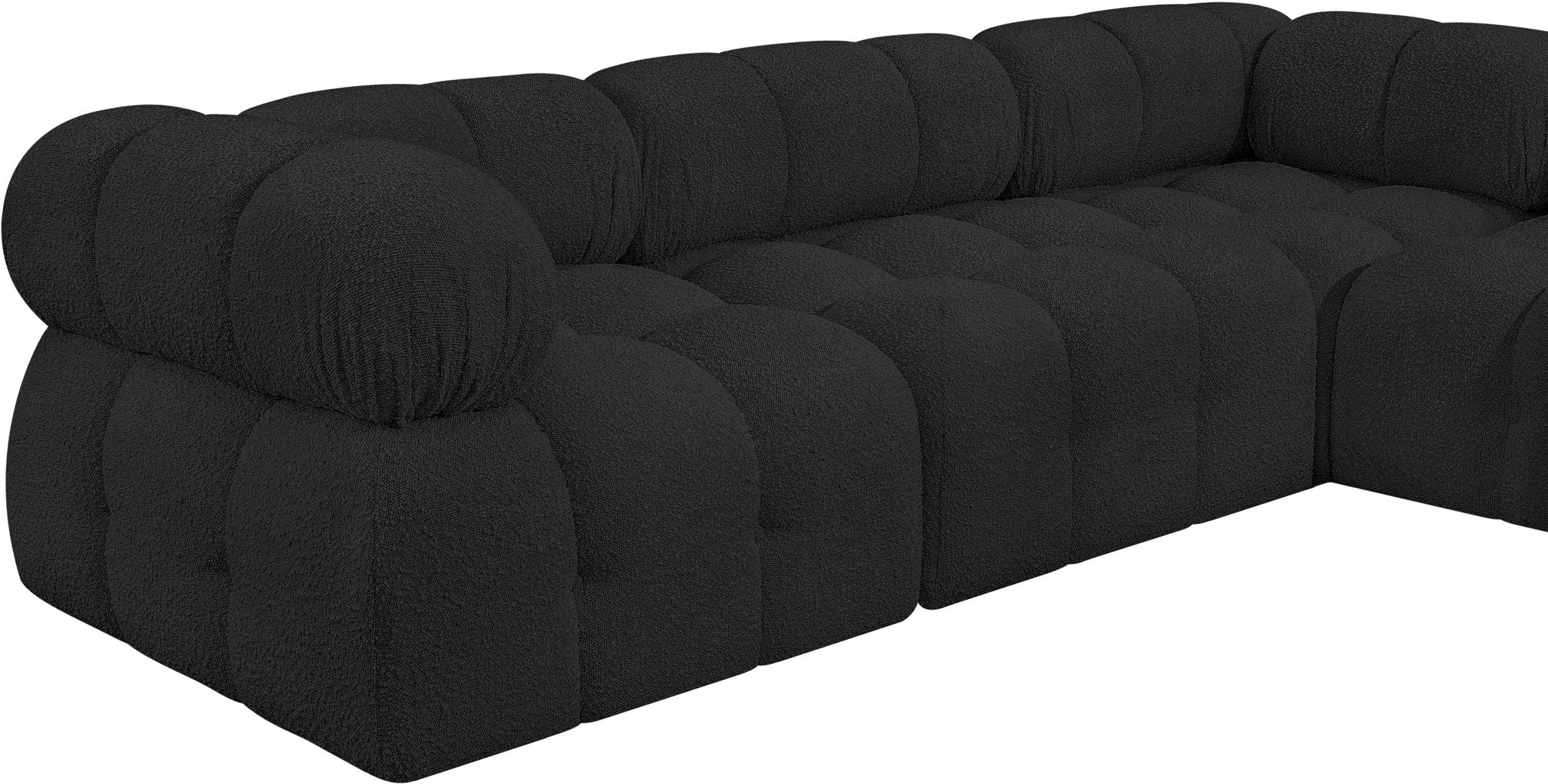 Ames - 4 Piece Fabric Modular Sectional