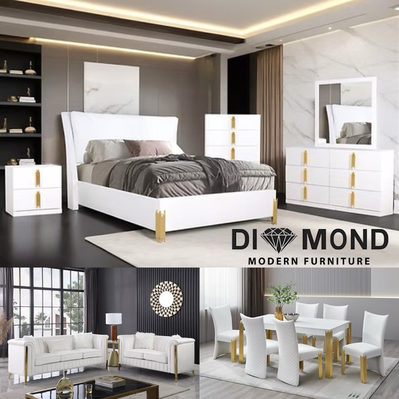 LA 3 Room Package Free Mattress