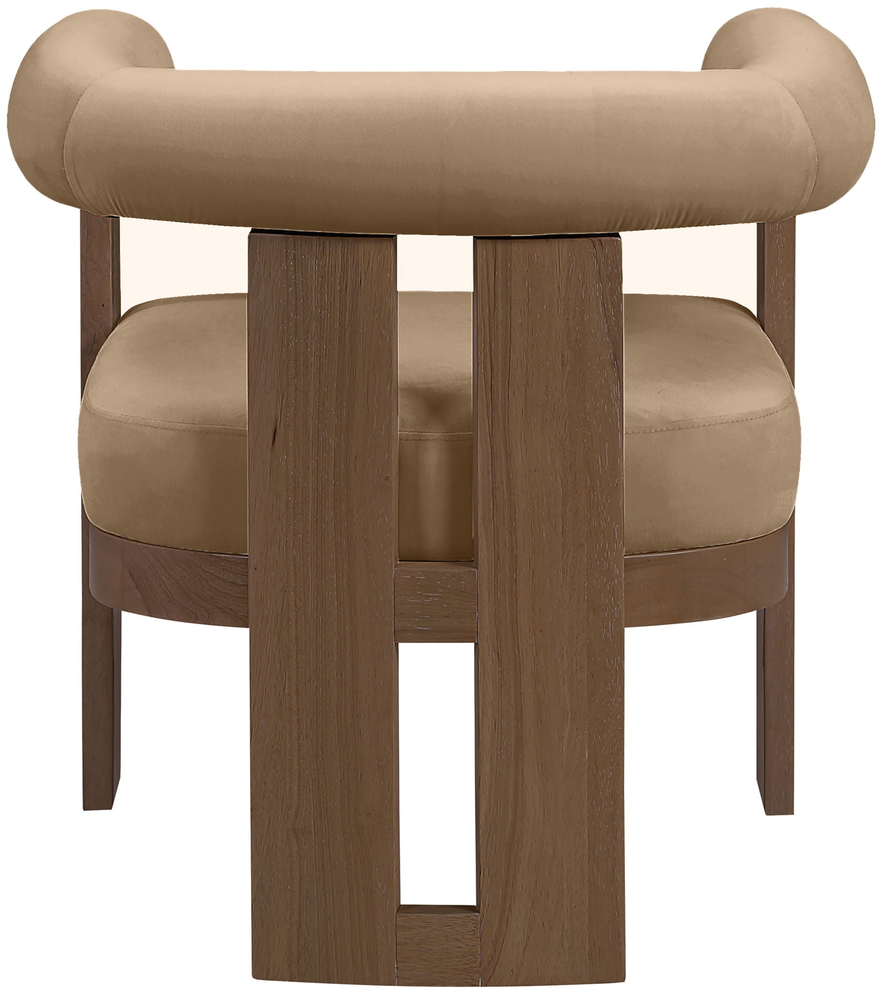 Arienzo - Performance Fabric Upholstered Accent Chair - Walnut Base