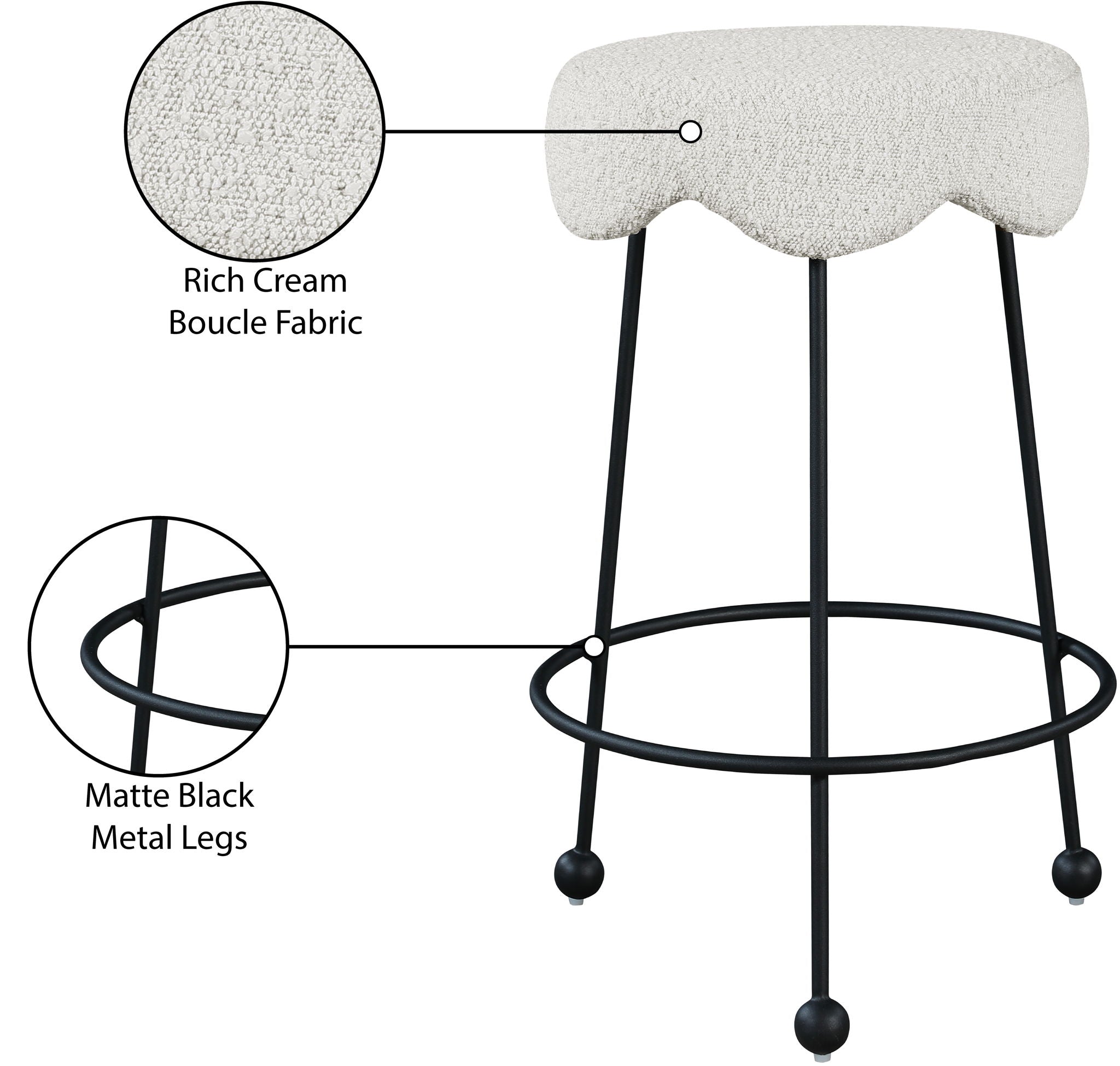 Fleur - Counter Stool