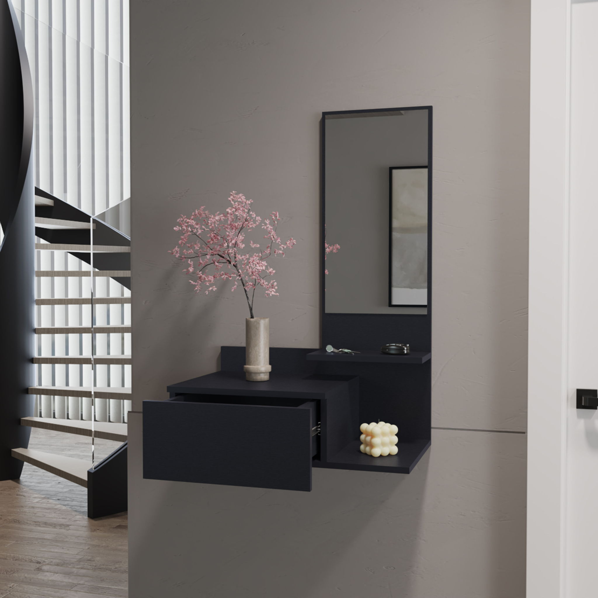 Lowell - Floating Hallway Cabinet