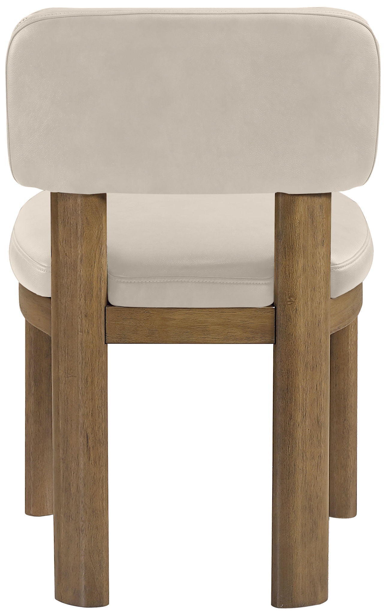 Paloma - Vegan Leather Upholstered Dining Chair (Set of 2) - Brown Frame
