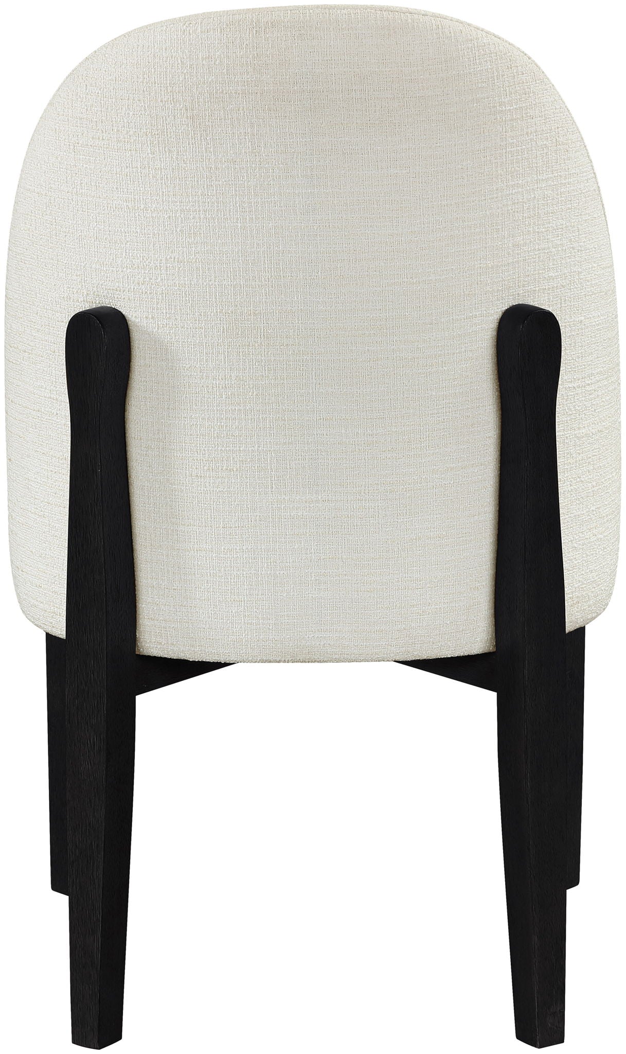 Torino - Upholstered Dining Chair With Brushed Black Base (Set of 2)