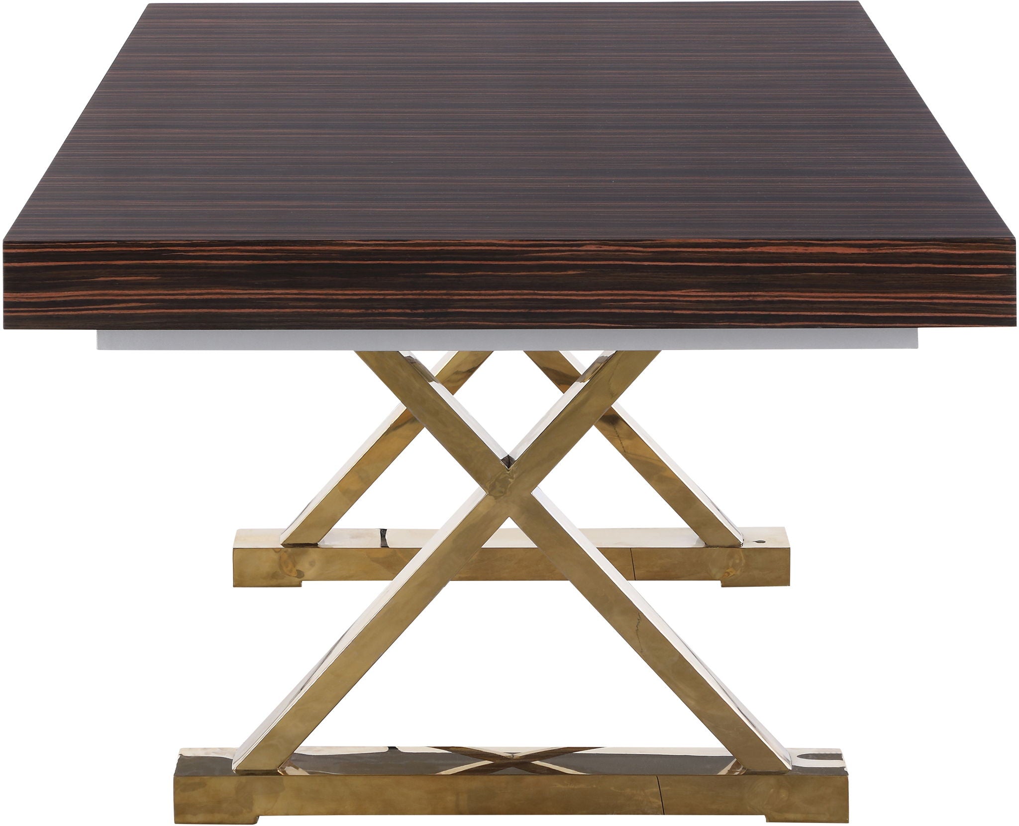 Excel - Extendable Dining Table with Gold Base
