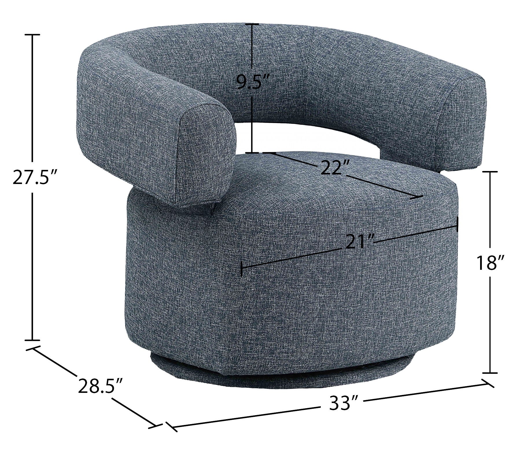 Niya - Swivel Accent Chair