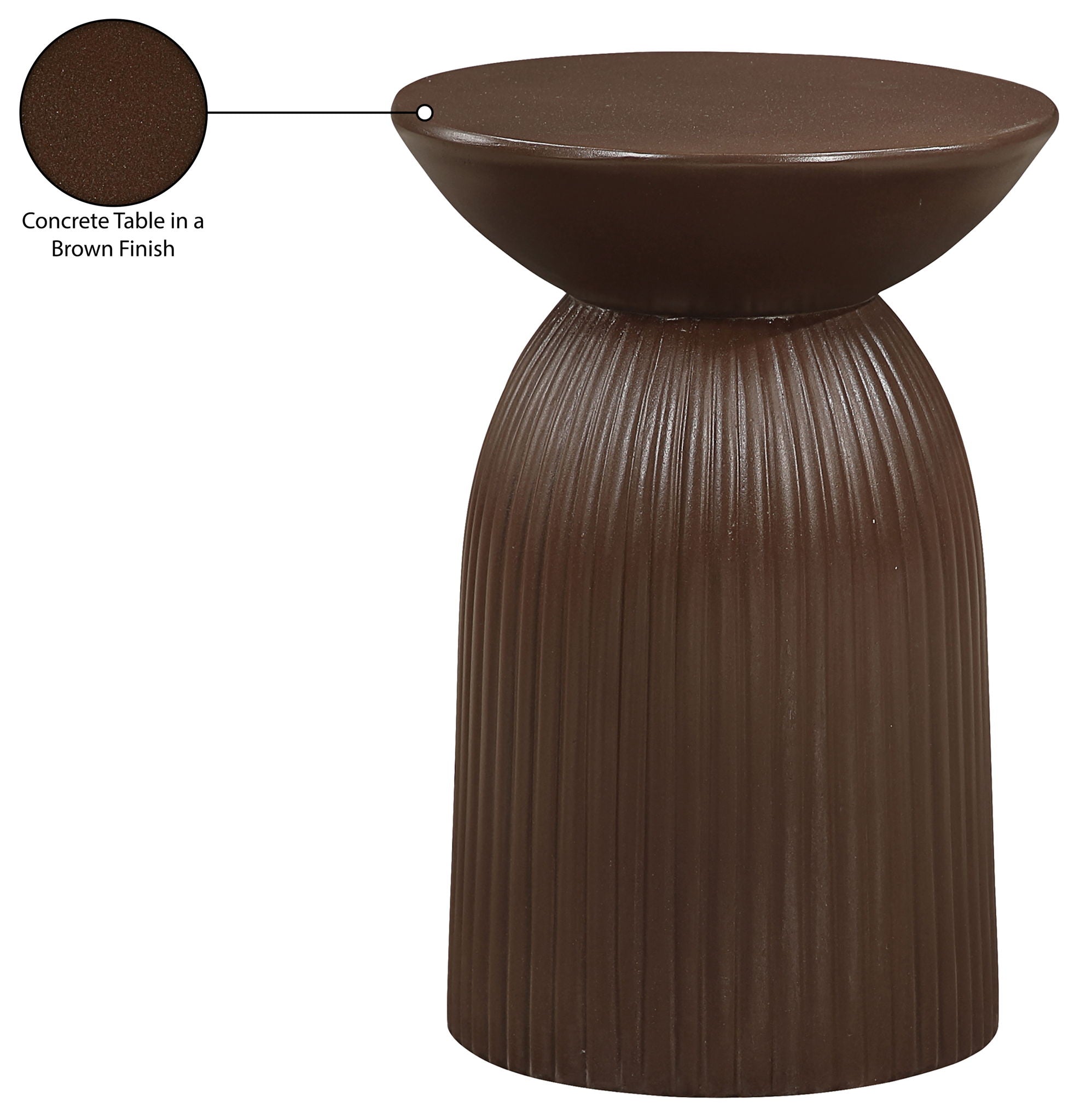 Opani - Concrete End Table