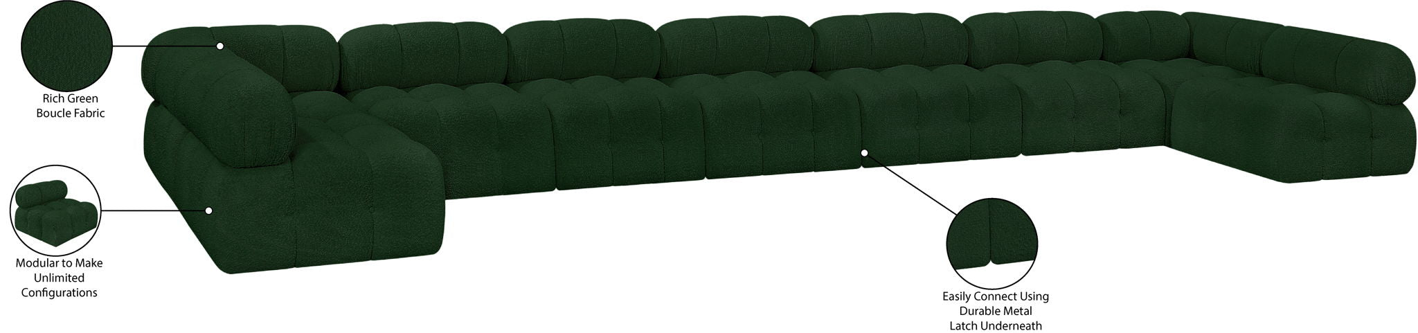 Ames - 9 Piece Modular Sectional