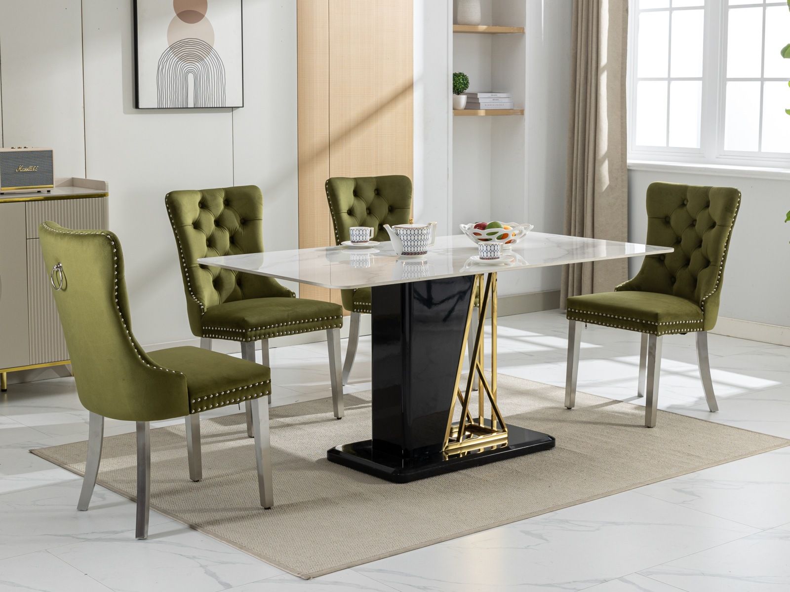 Nikki - Contemporary Upholstered Dining Chair (Set of 2)
