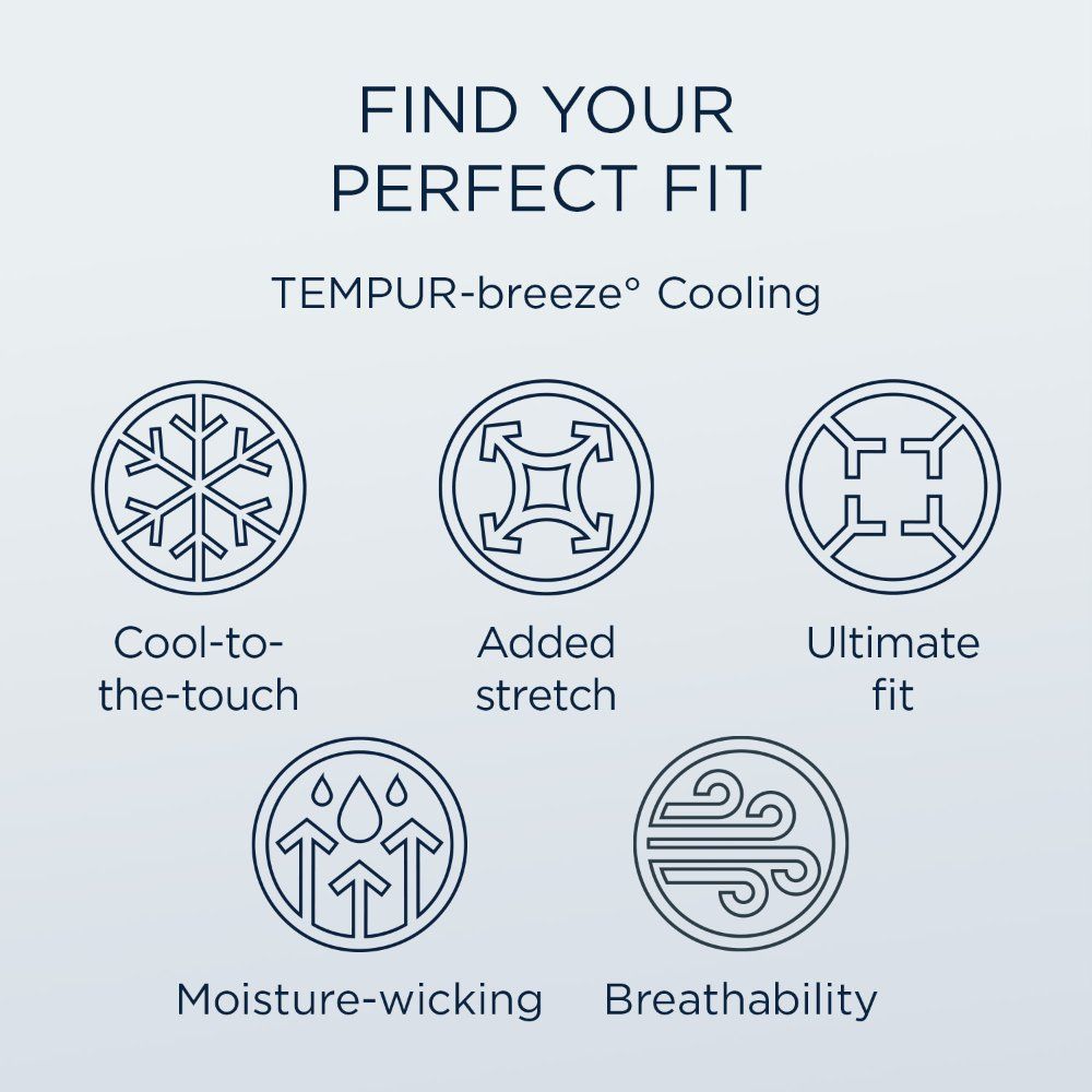 Linens - Tempur Breeze Cooling Sheet Set - Sleepy Blue