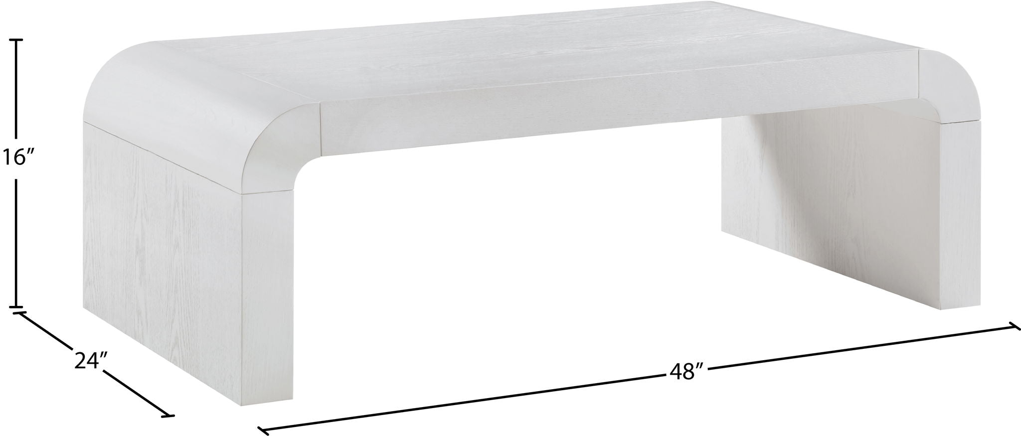 Toulon - Oak Veneer Coffee Table