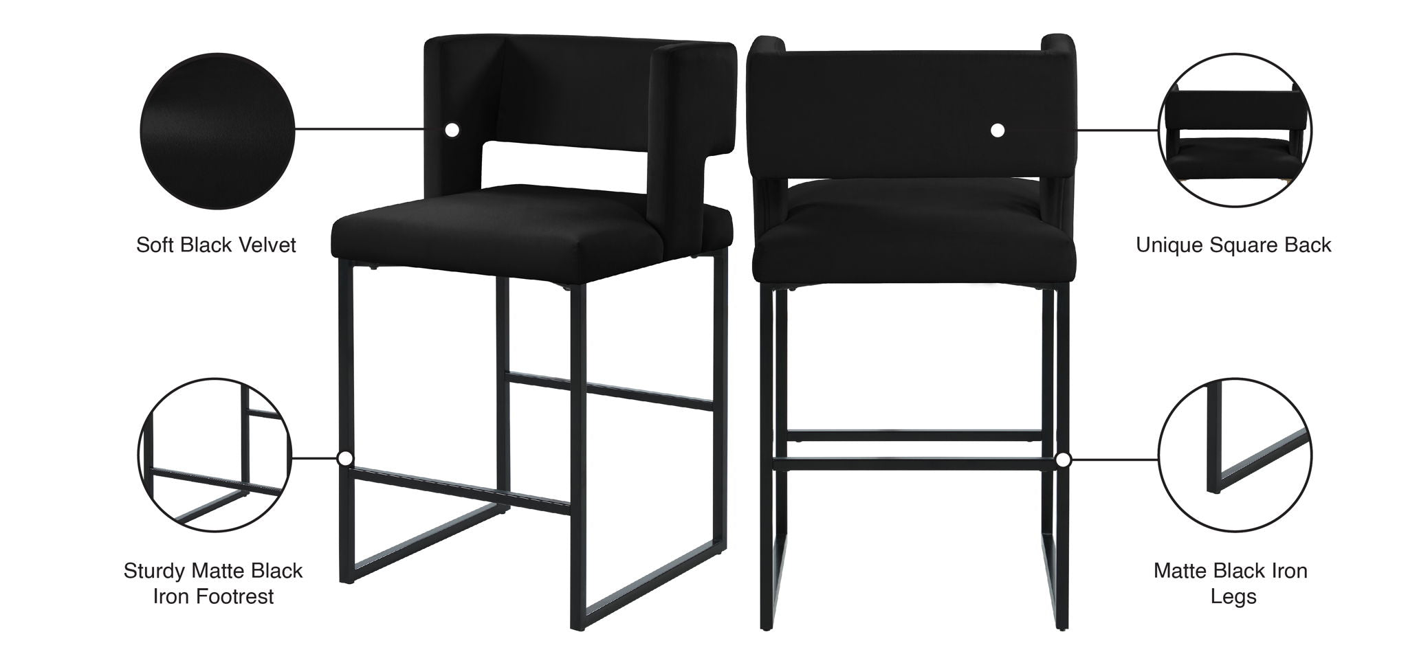 Caleb - Counter Stool (Set of 2)