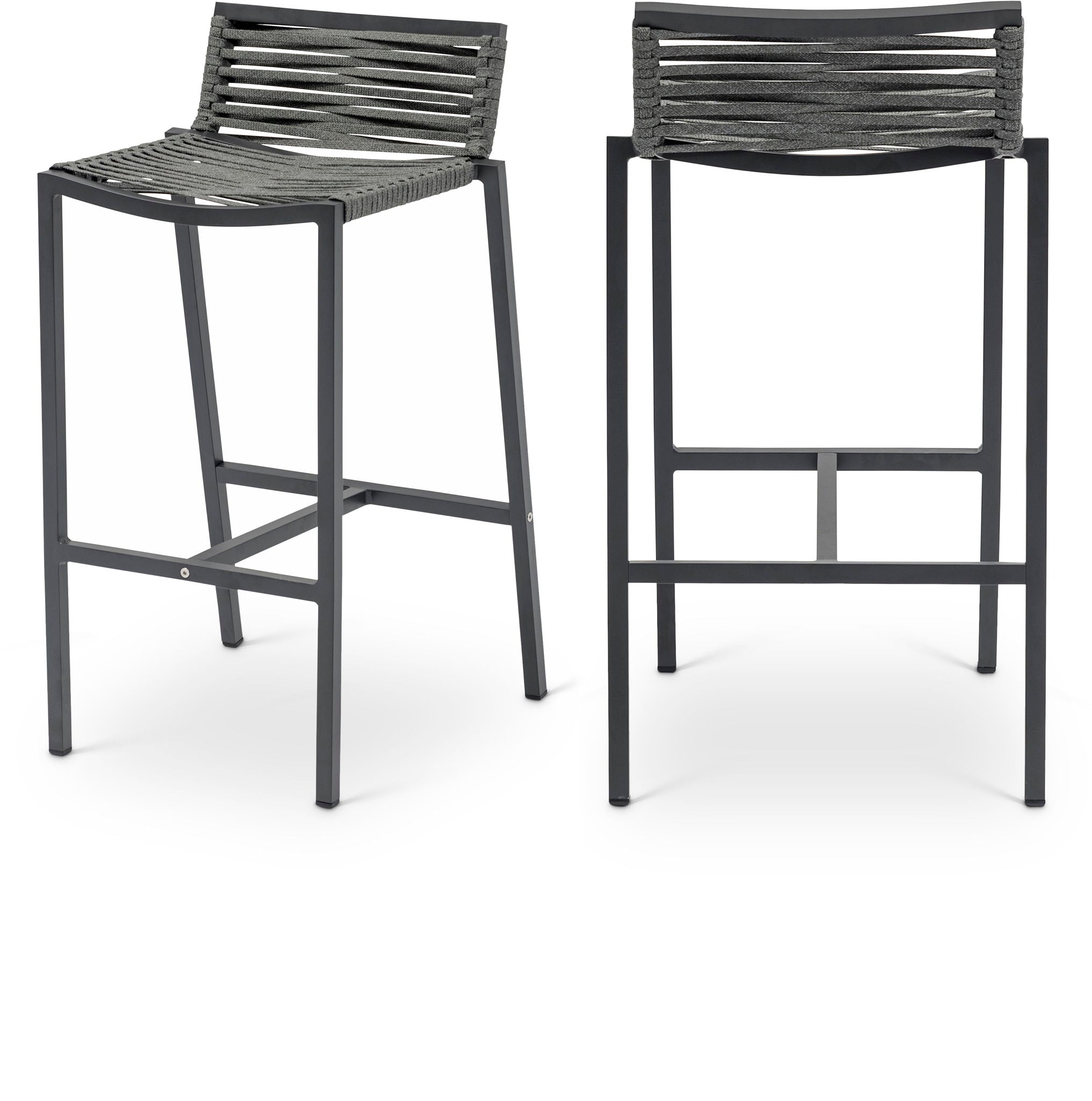 Maldives - Rope Outdoor Patio Bar Stool (Set of 2)