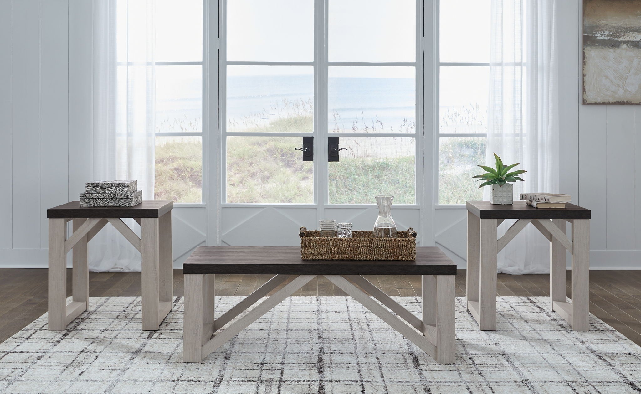 Dorrinson - Occasional Table Set (Set of 3) - Antique White