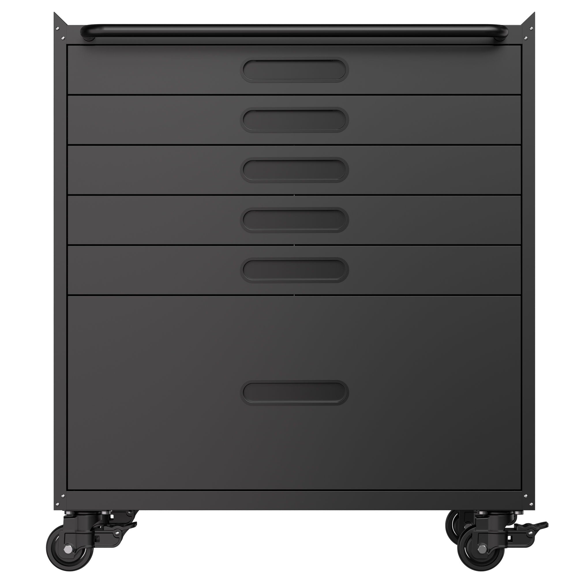 Rolling Tool Cabinet Heavy Duty Garage Storage With Lockable Doors