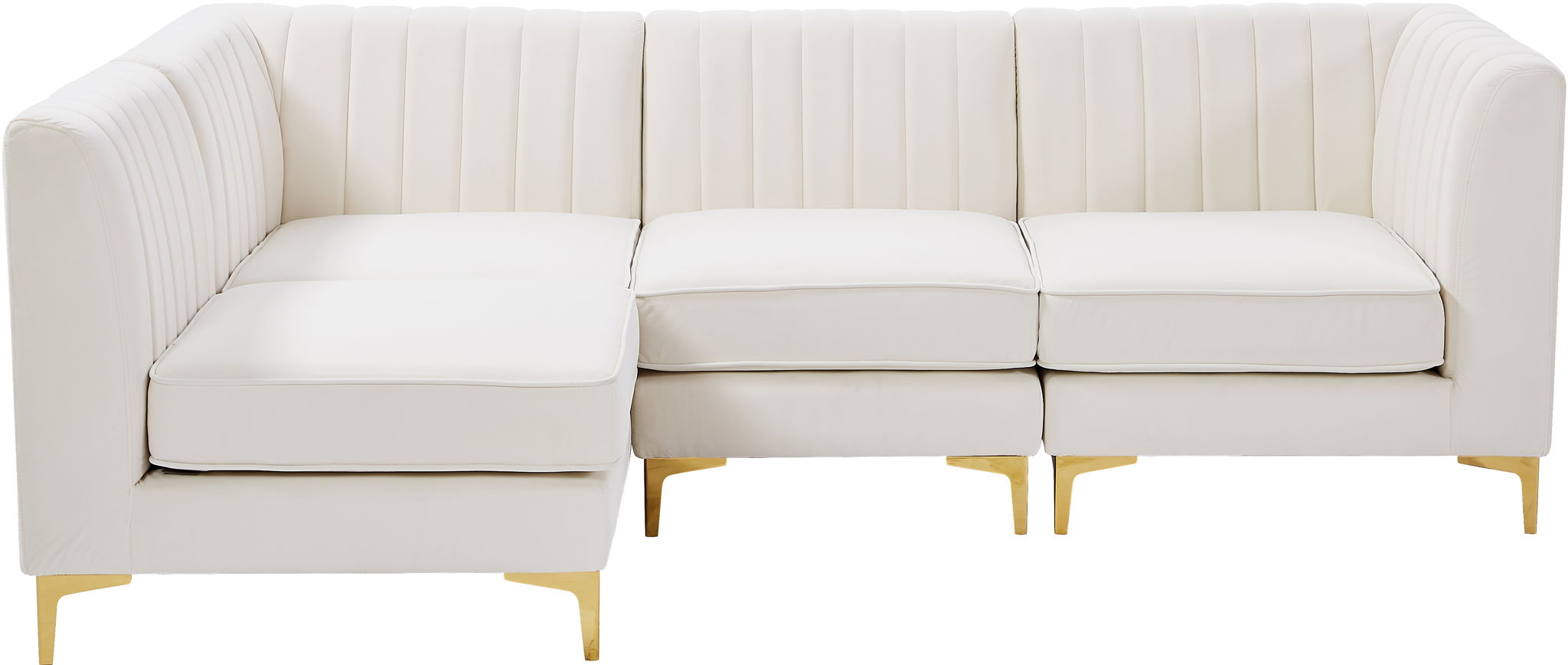 Alina - 4 Piece Modular L-Shaped Sectional
