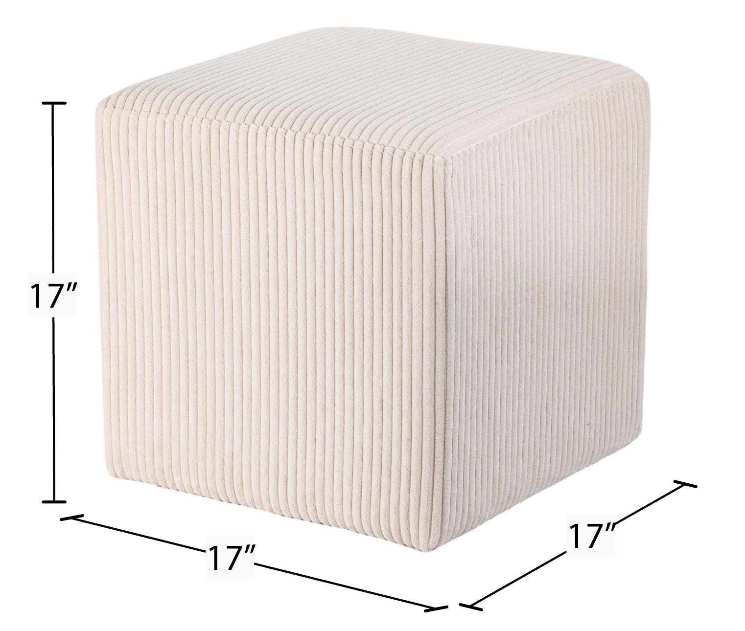 Roy - Microsuede Ottoman / Stool
