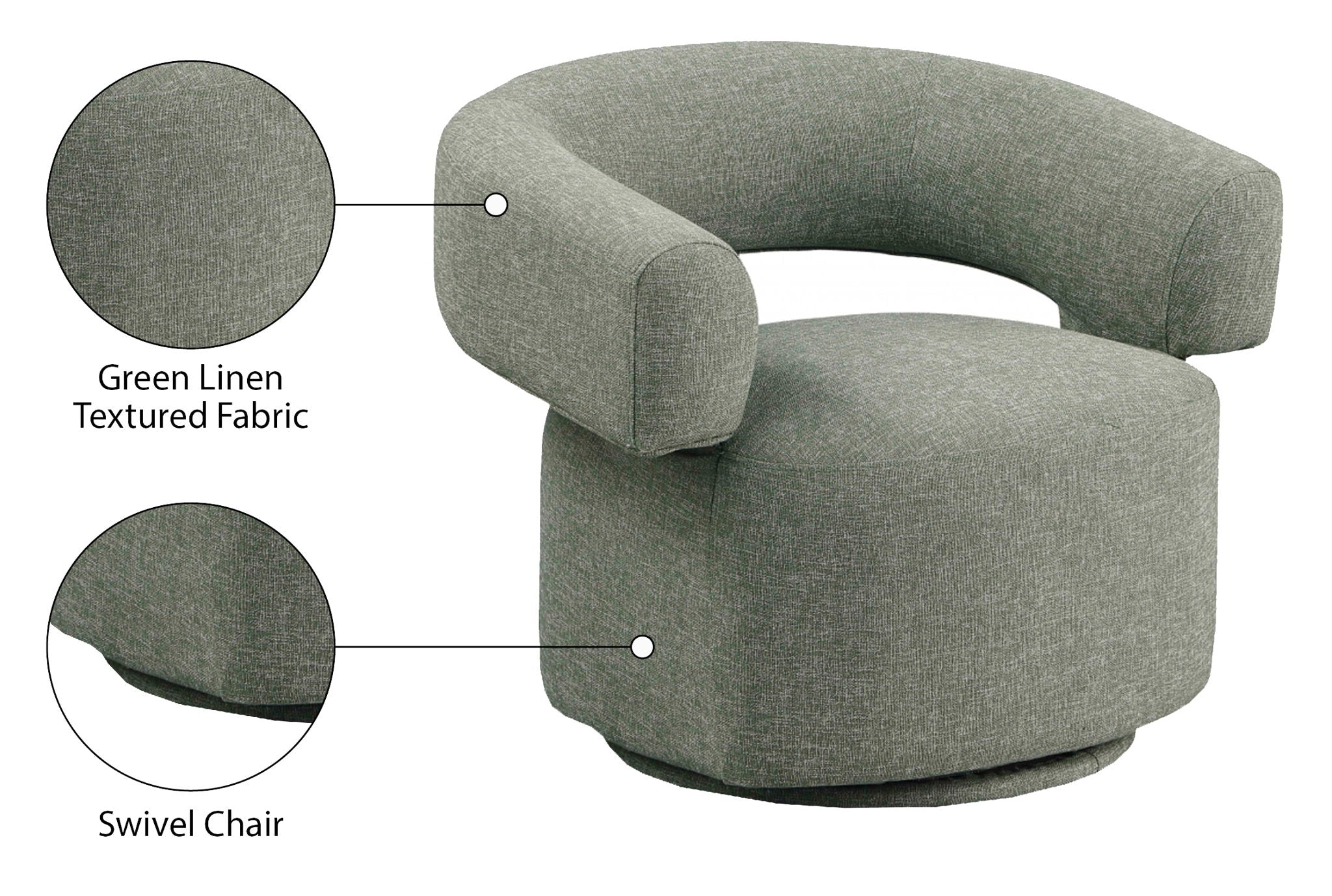 Niya - Swivel Accent Chair
