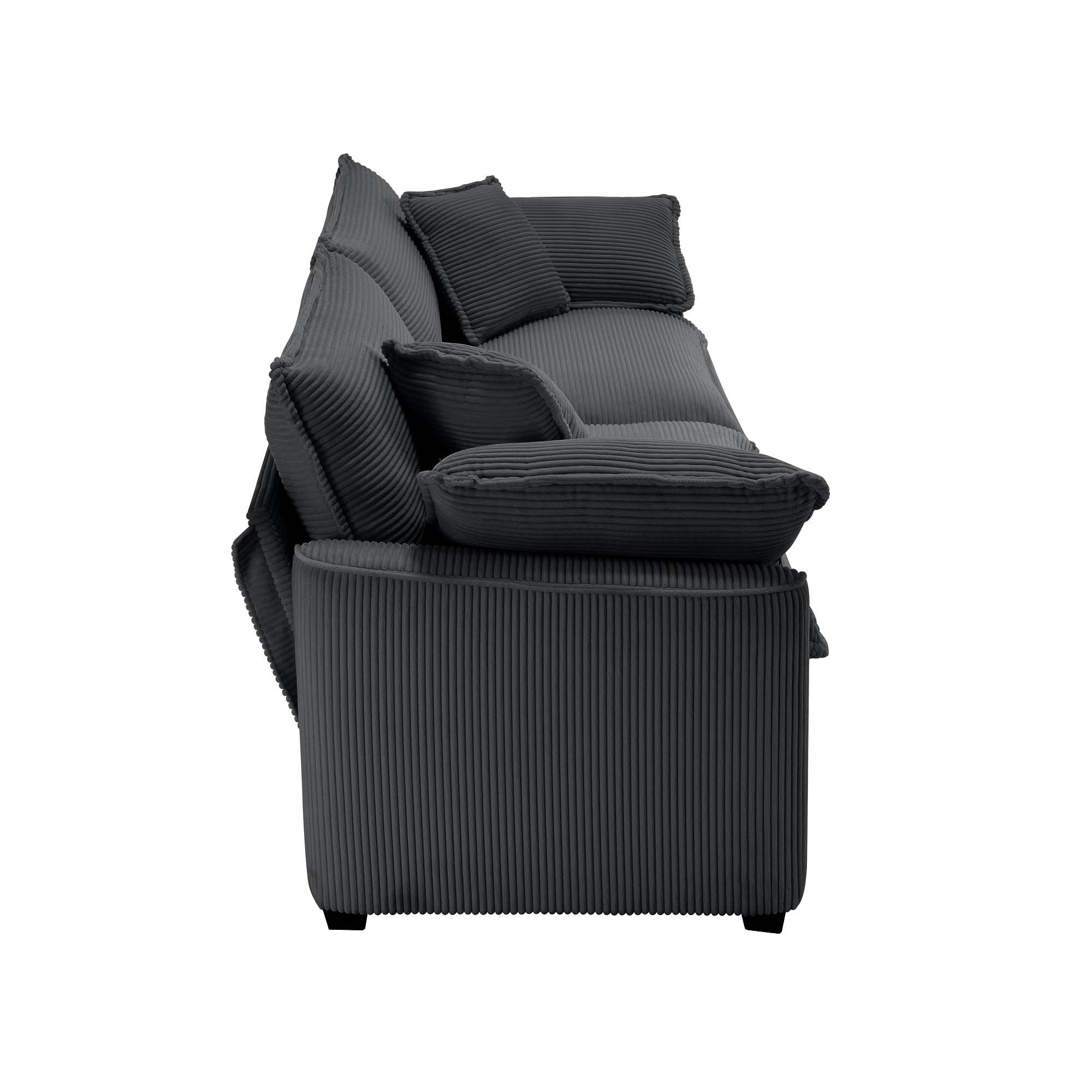 Elegant Oversized Sectional Sofa Set With Deep Seats And Flexible Layout