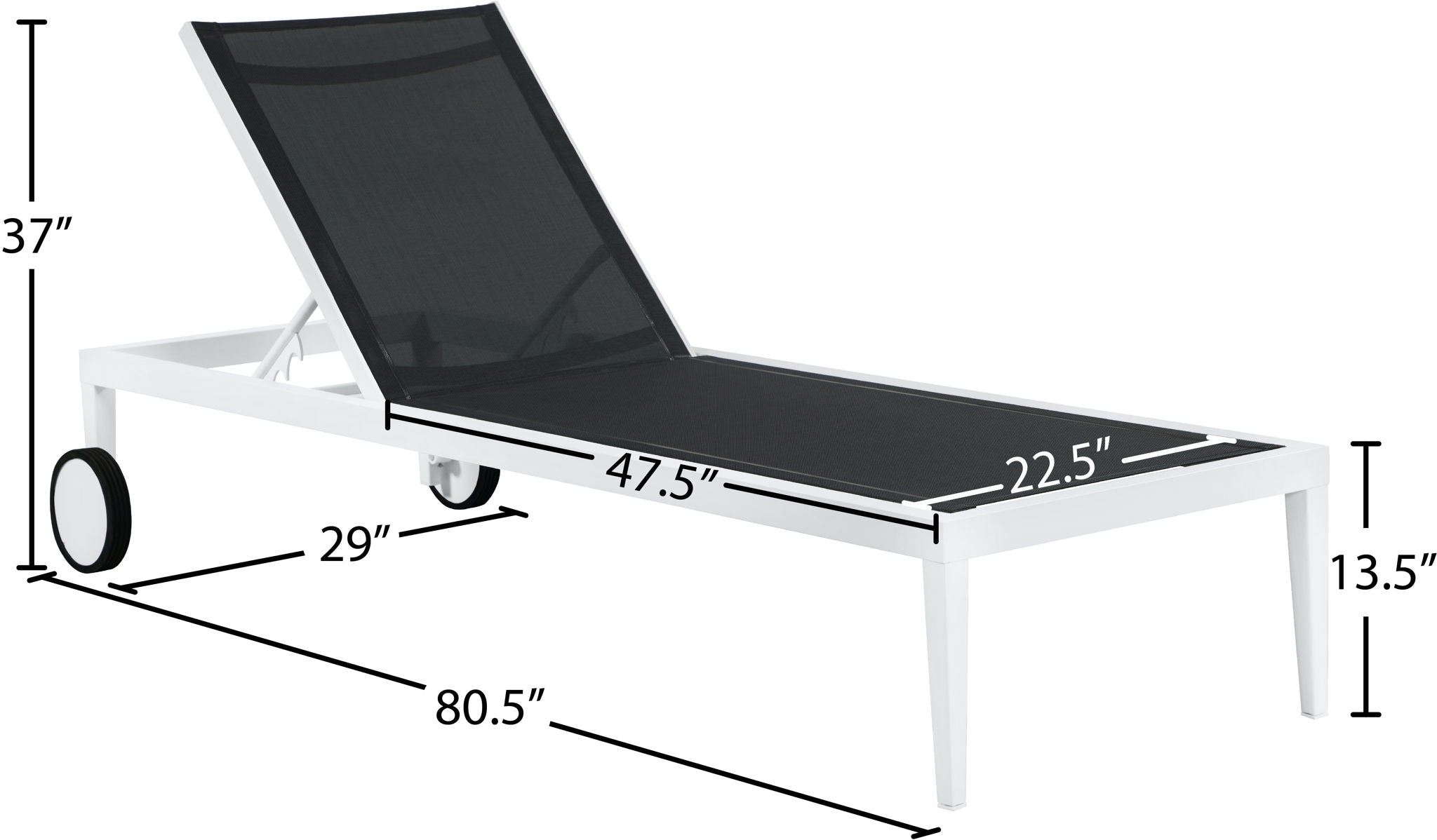Nizuc - Outdoor Patio Chaise Lounge Chair