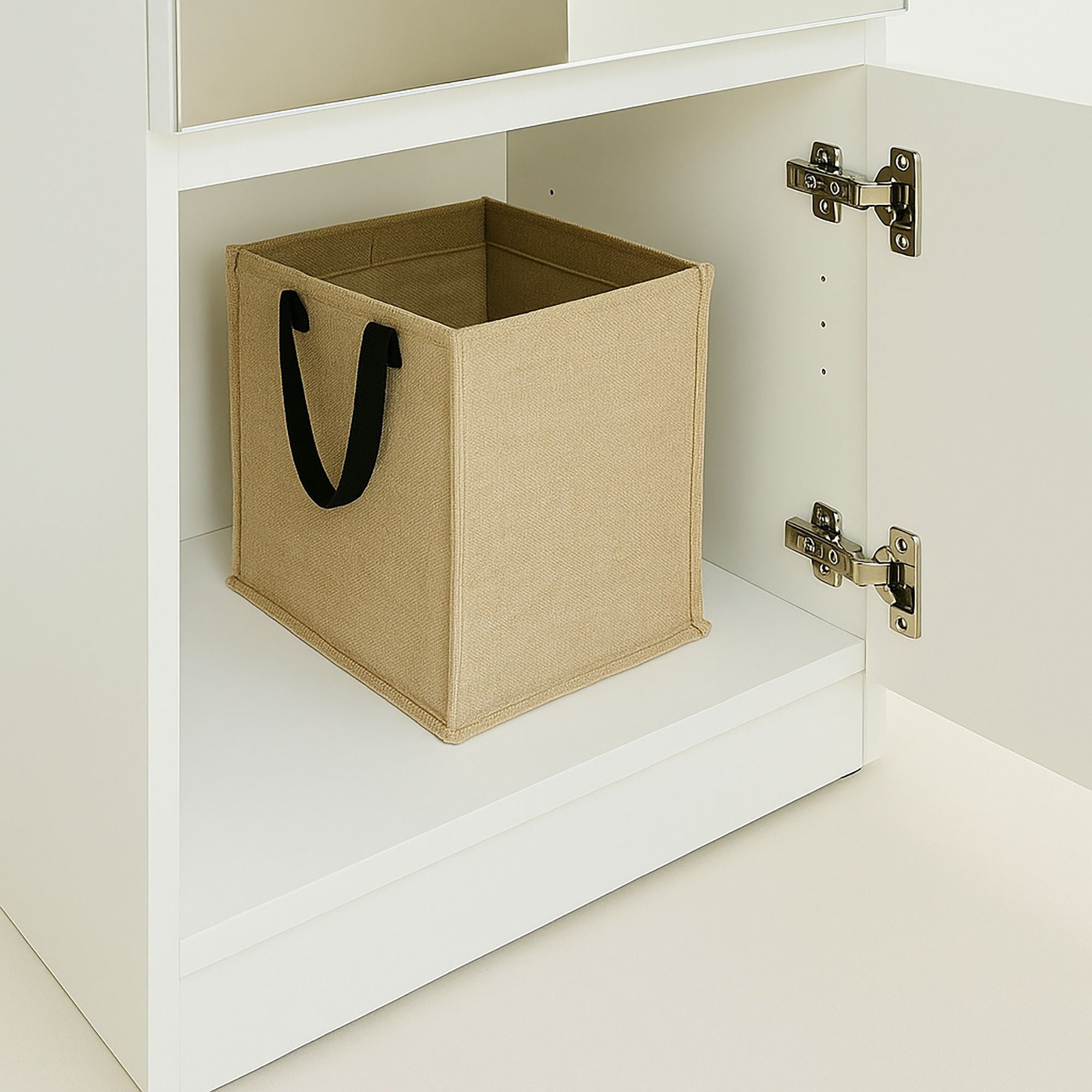 Elise - Modular Closet System With Mirror And Customizable Storage - White