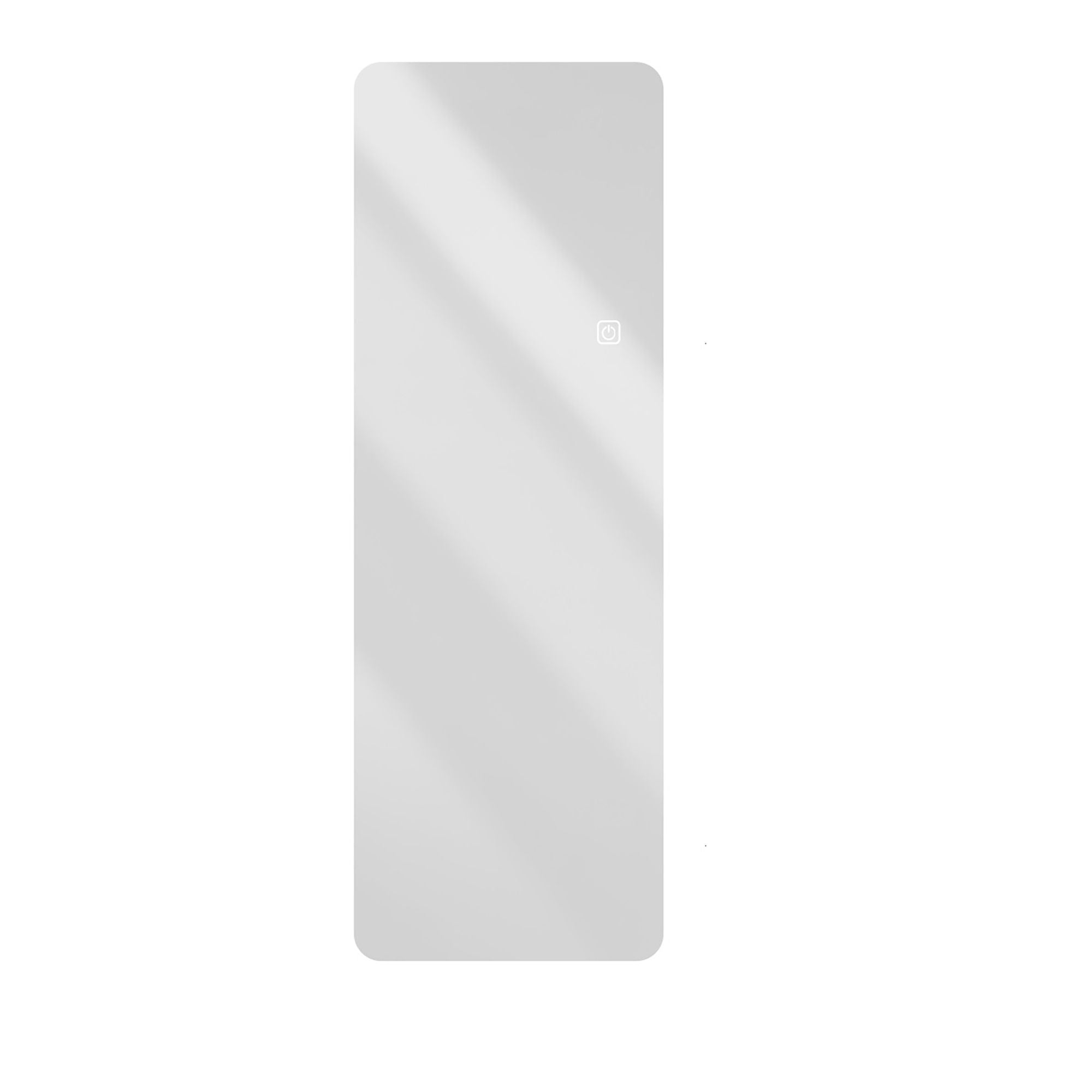 Full Body Round Corner Mirror For Living Room Bedroom Cloakroom High Quality 5Mm Explosion Proof Glass - Silver / Clear