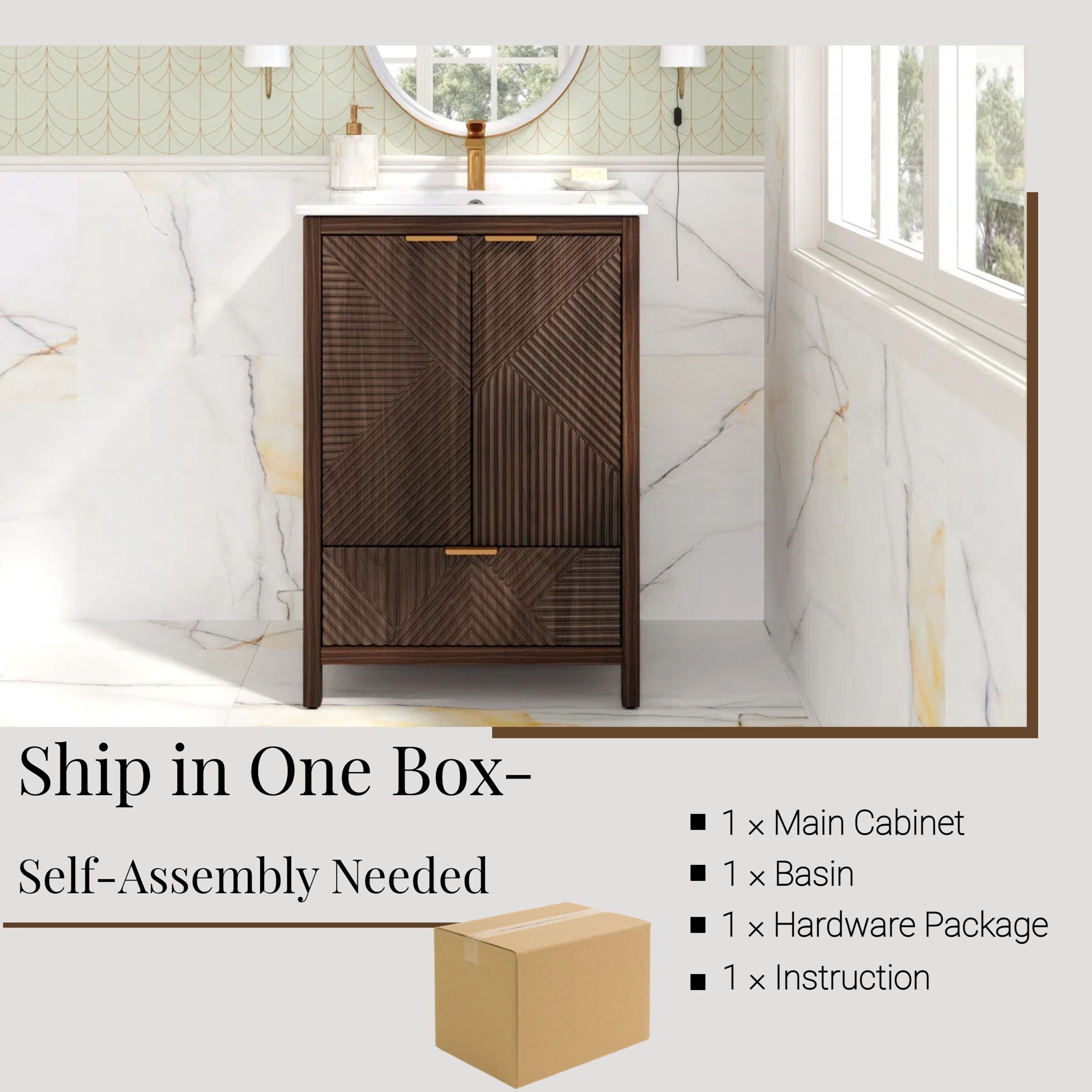 Modern Bathroom Vanity With Sink Combo