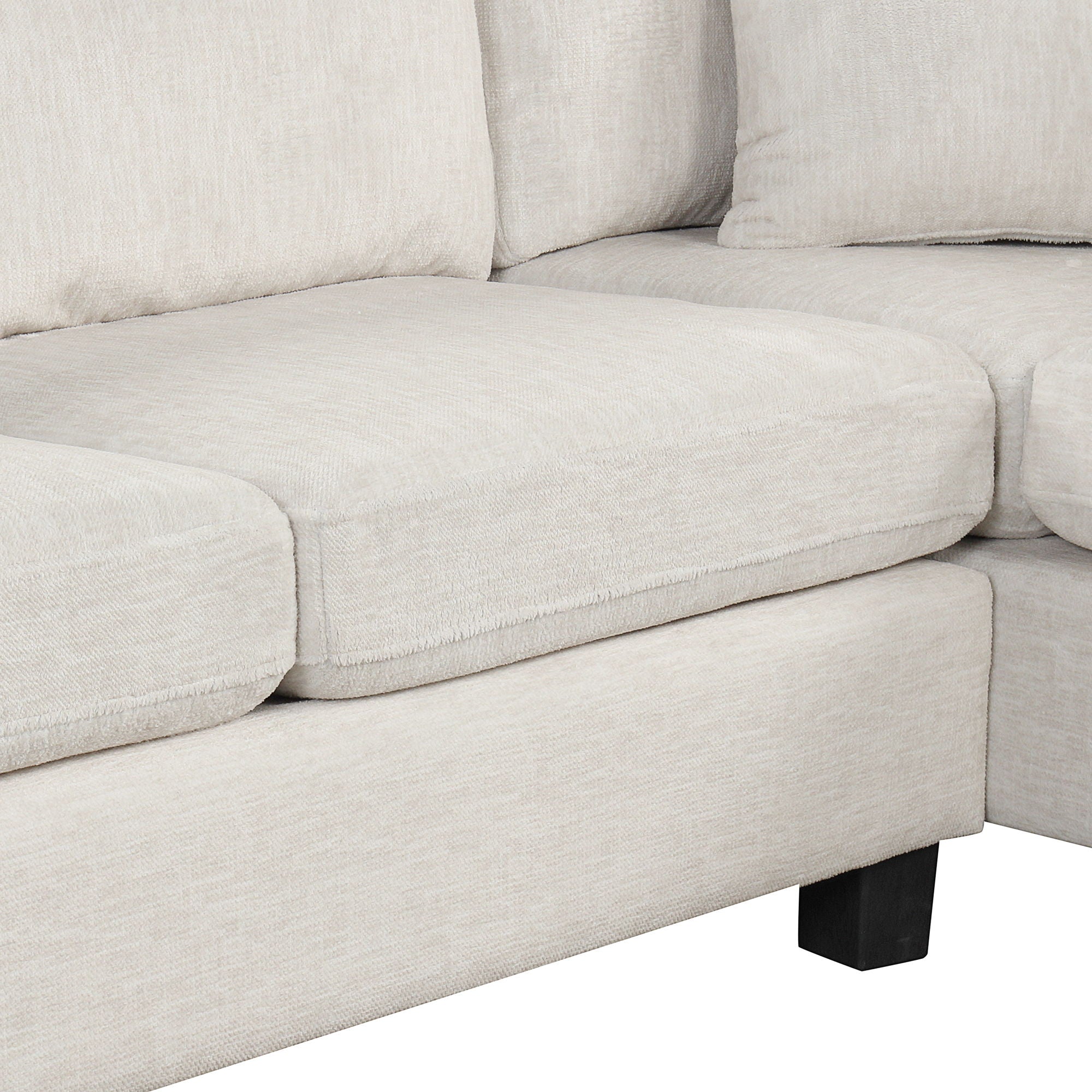 Contemporary U - Shaped Sectional Sofa With Movable Storage Ottoman