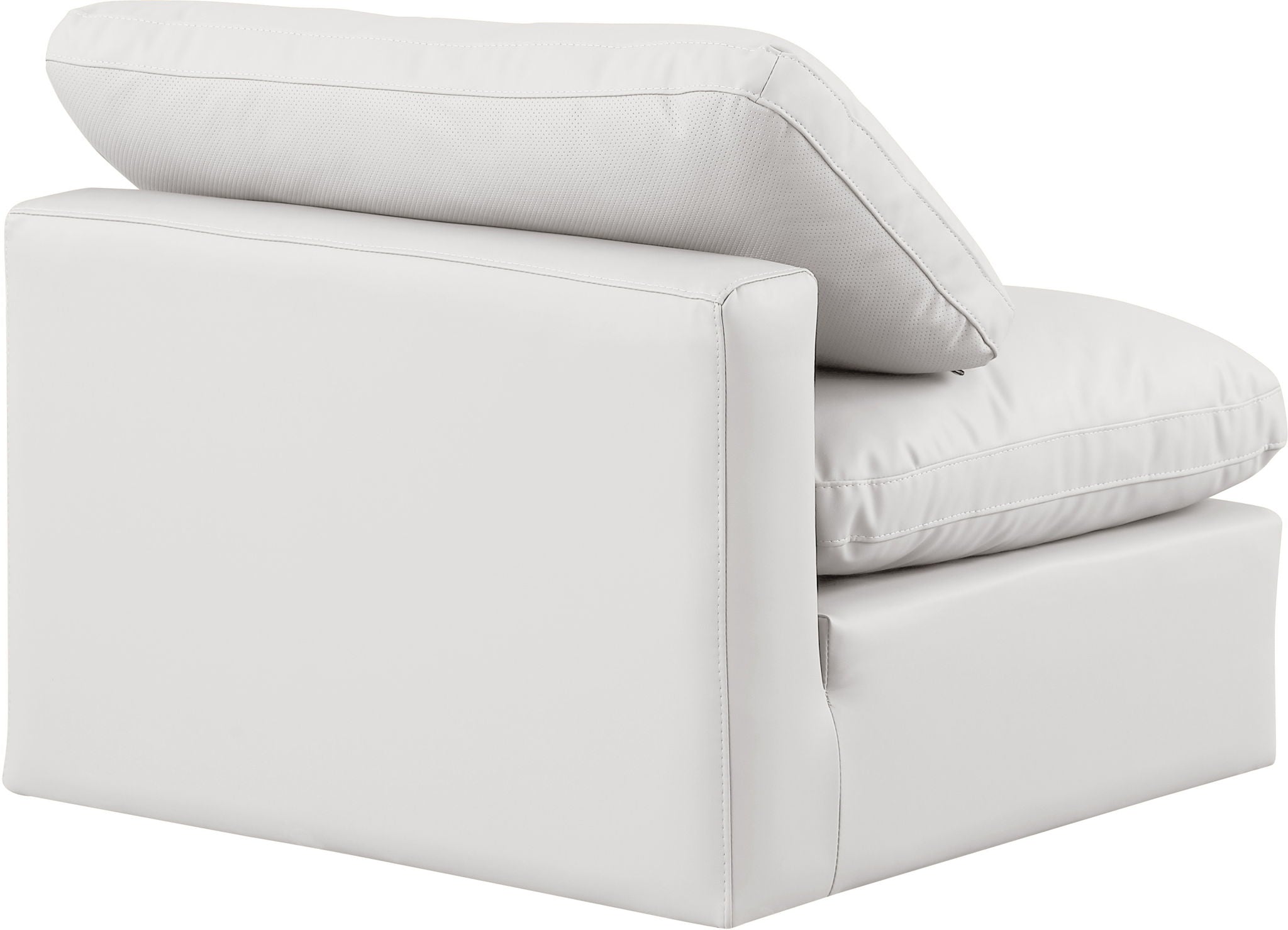 Indulge - Faux Leather Armless Chair