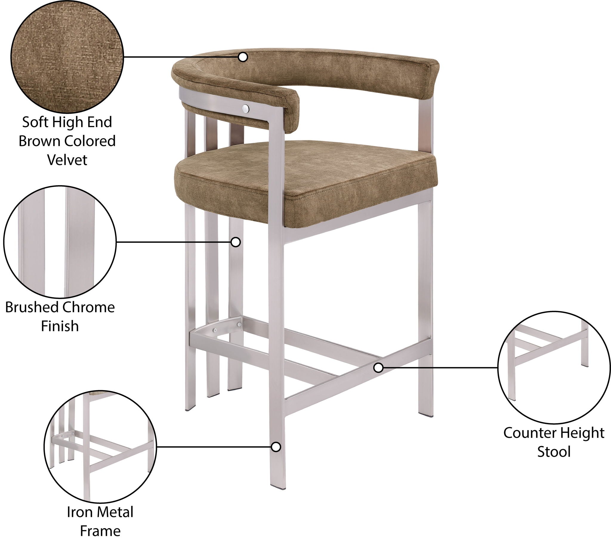 Marcello - Counter Stool (Set of 2)