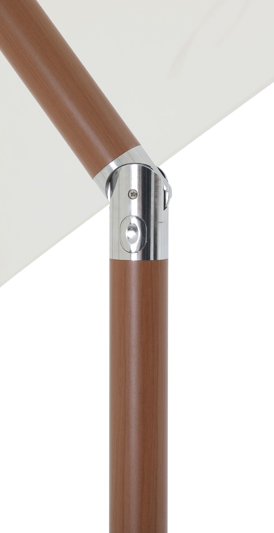 Fiji - Aluminum Patio Umbrella With Square Teak Base