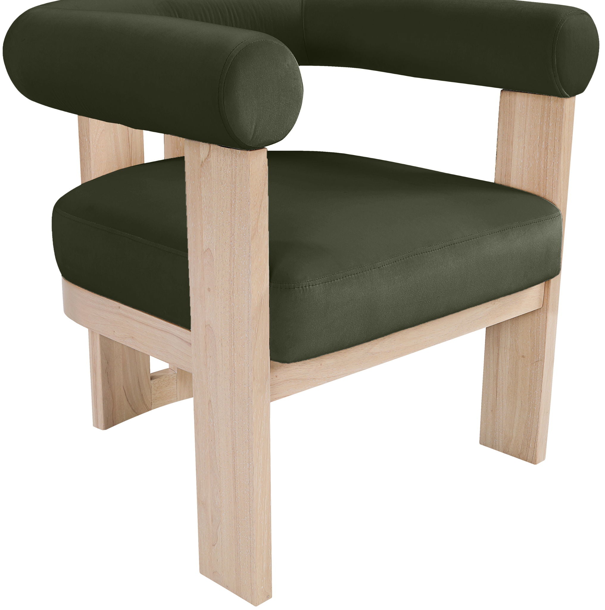 Arienzo - Performance Fabric Upholstered Accent Chair - Natural Base