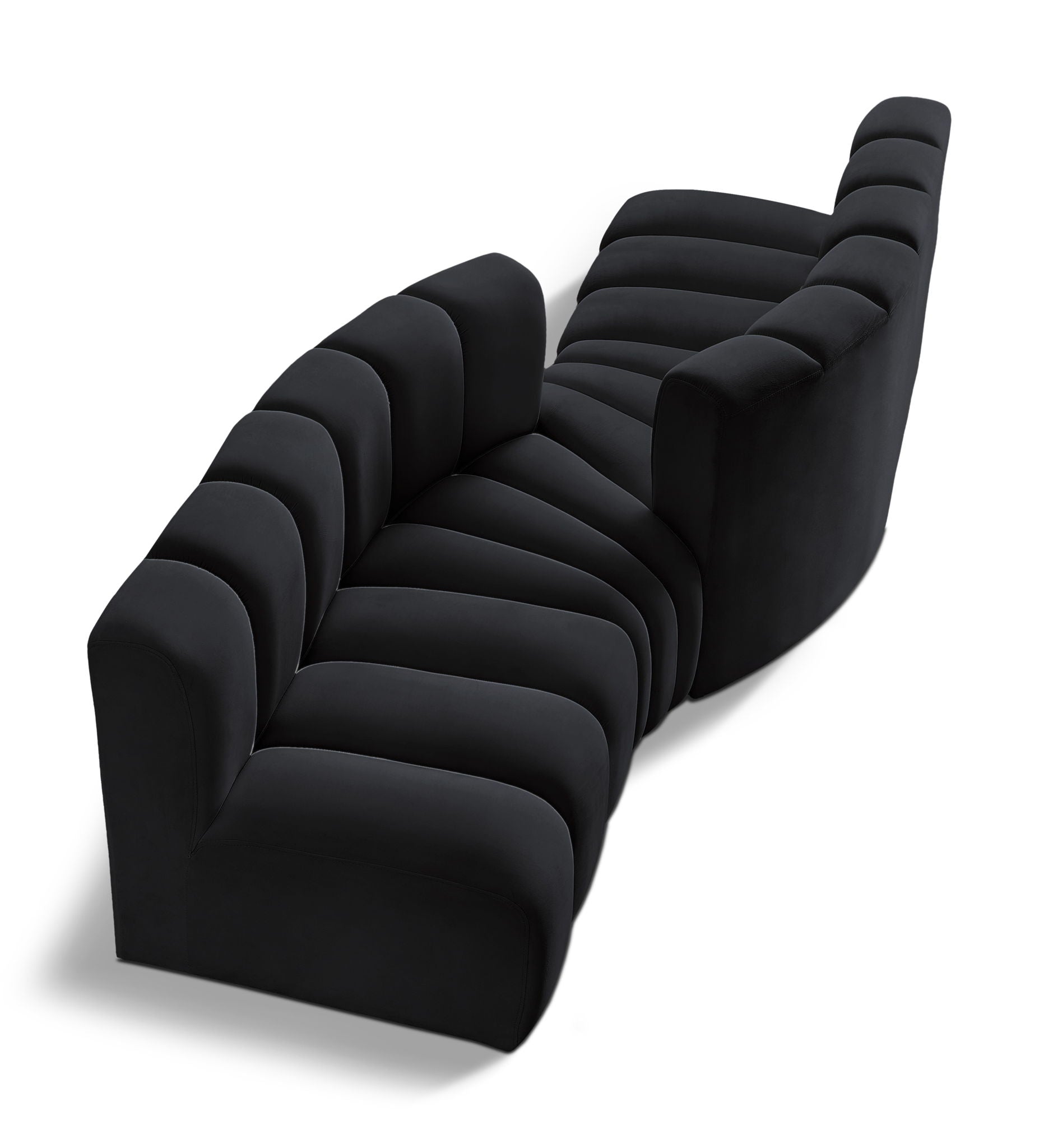 Arc - Velvet 4 Piece Sofa