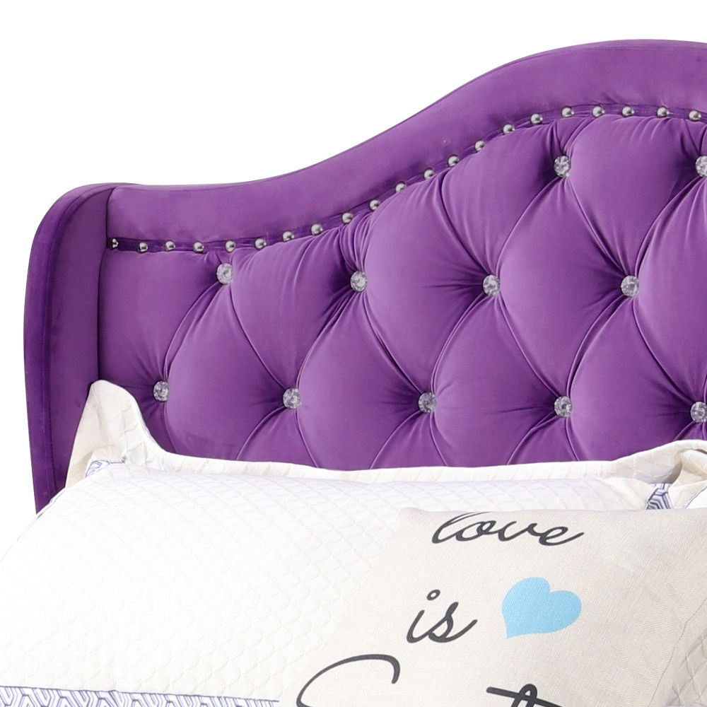 Upholstered Bed Transitional