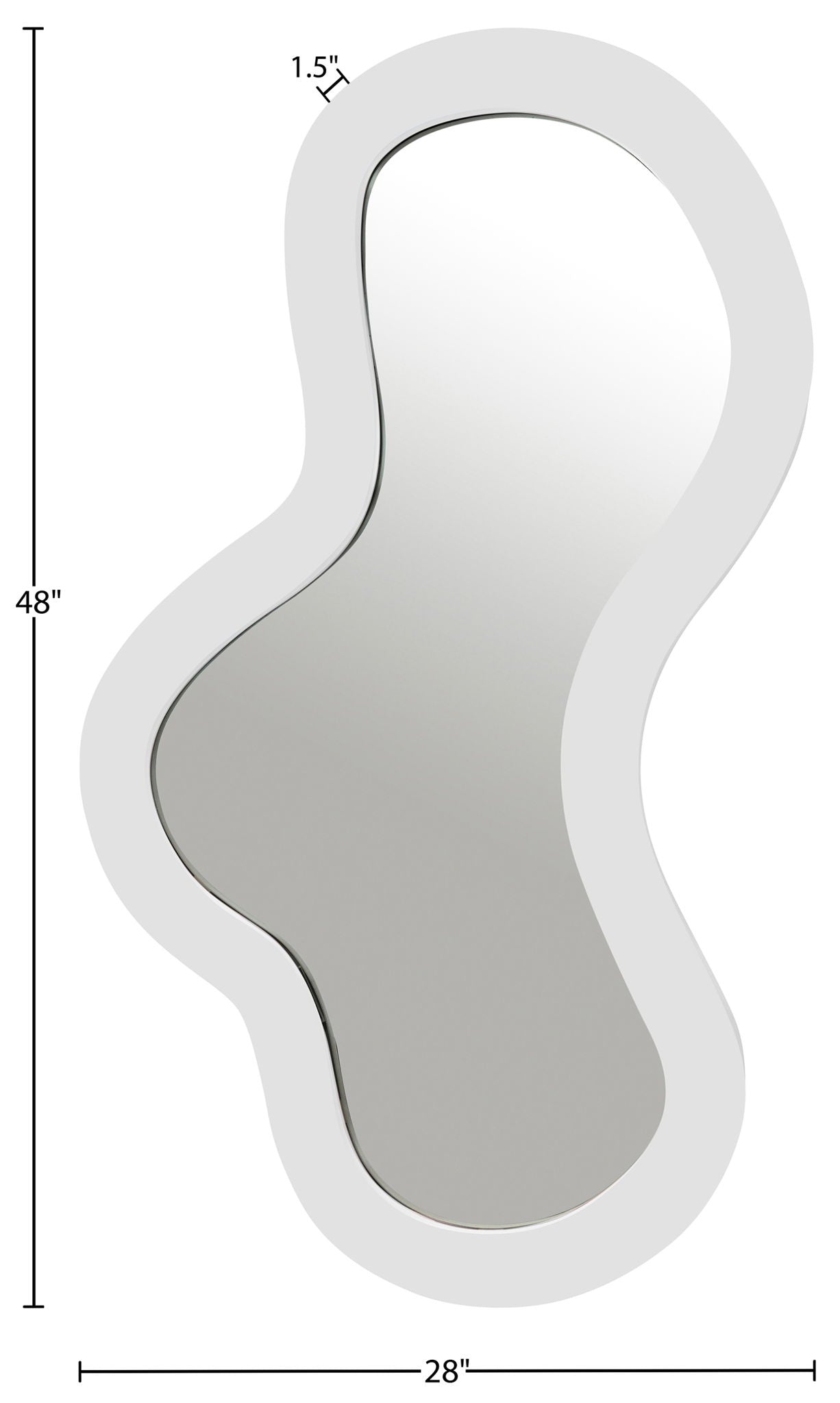 Oblique - Metal Frame Mirror