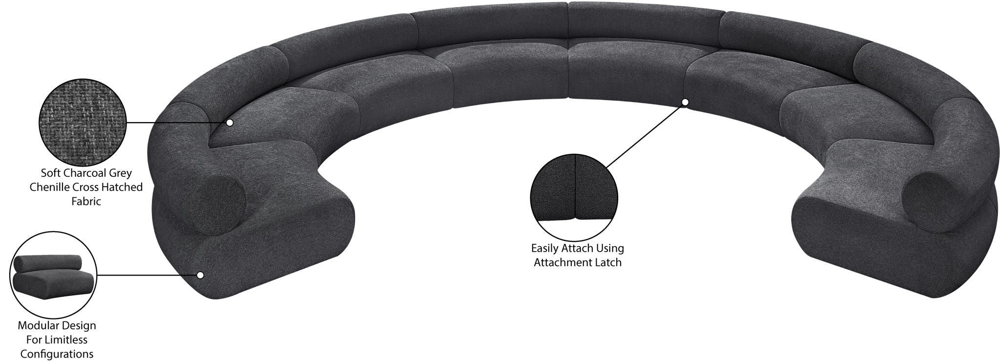 Bale - 8 Piece Modular Sofa